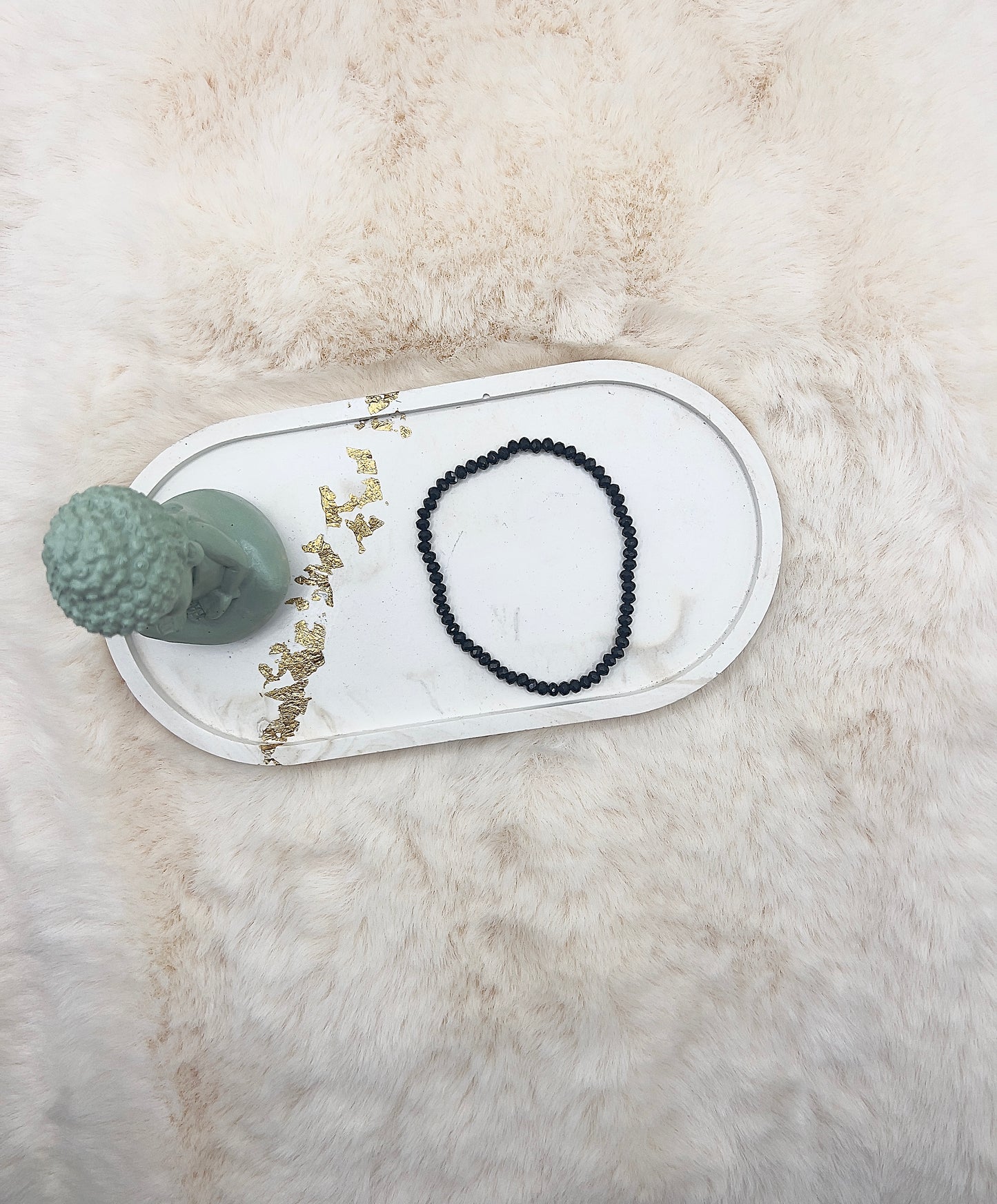 Edelsteinarmband Schwarzer Turmalin facettiert | 3,5 mm | Must-Have