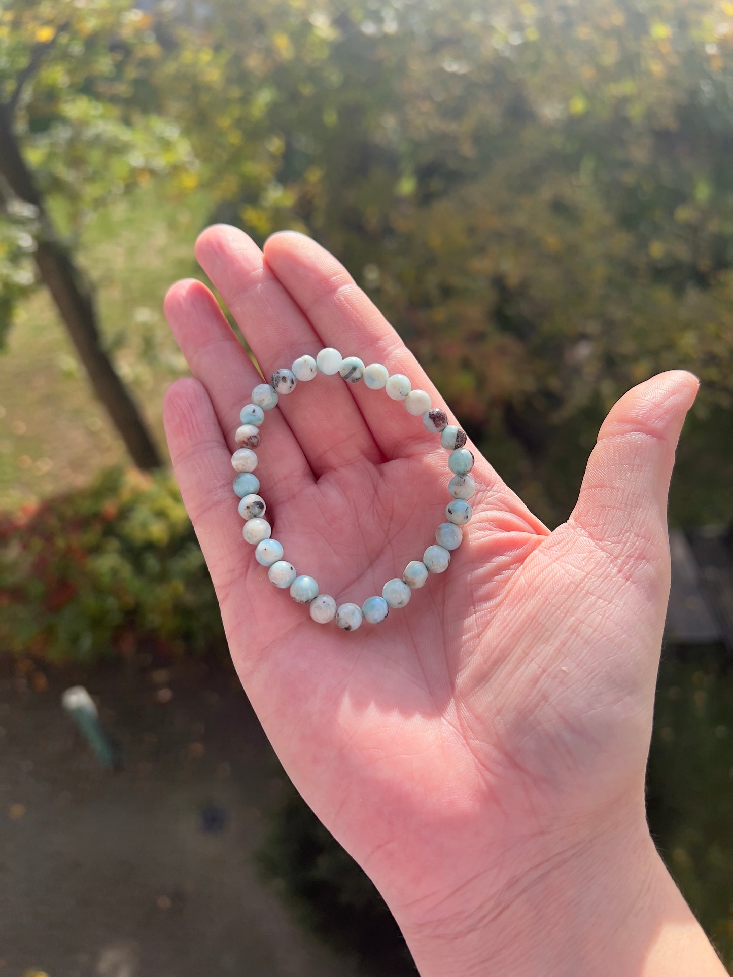 🌊 Larimar-Armband – Ruhe, Weite & Harmonie ( 6mm )
