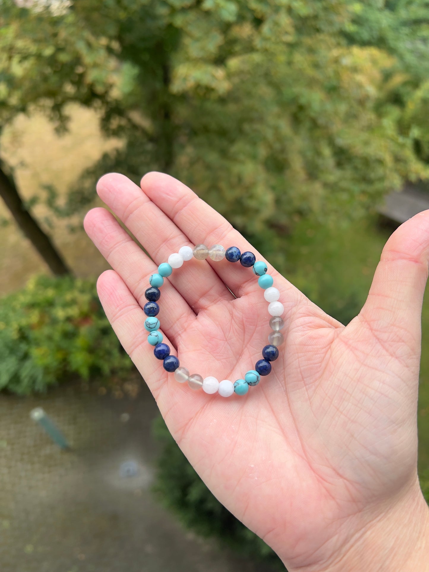 Seelenfarben-Armband – individuelles Unikat nach deiner persönlichen Berechnung (Beispiel: Katharina Klee, 6 mm)