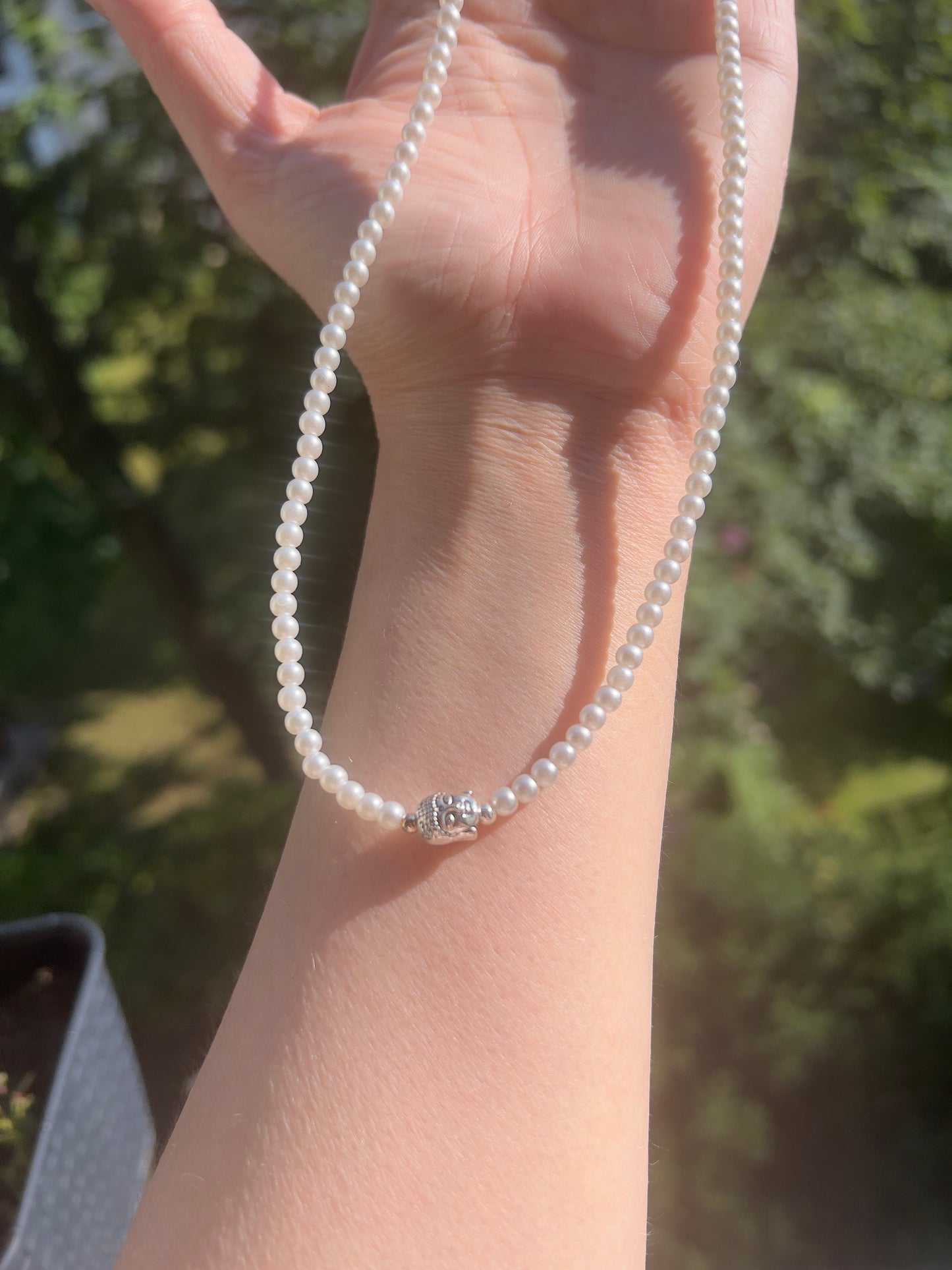 Süßwasserperlen - Kette - Zarte Eleganz & natürlicher Glanz