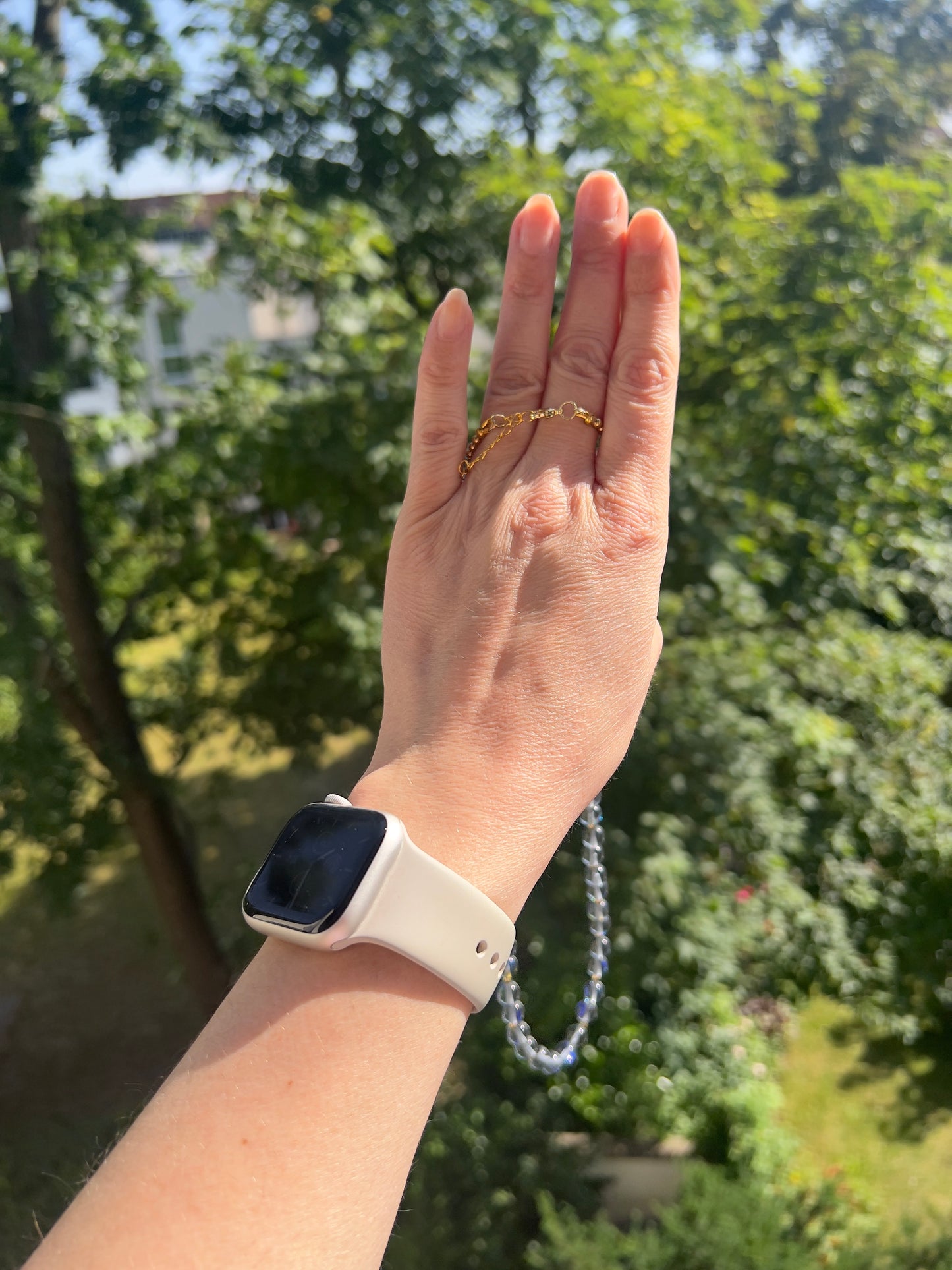 Labradorit - Kette in AAA - Qualität mit Edelstahlakzenten - Magie im Licht