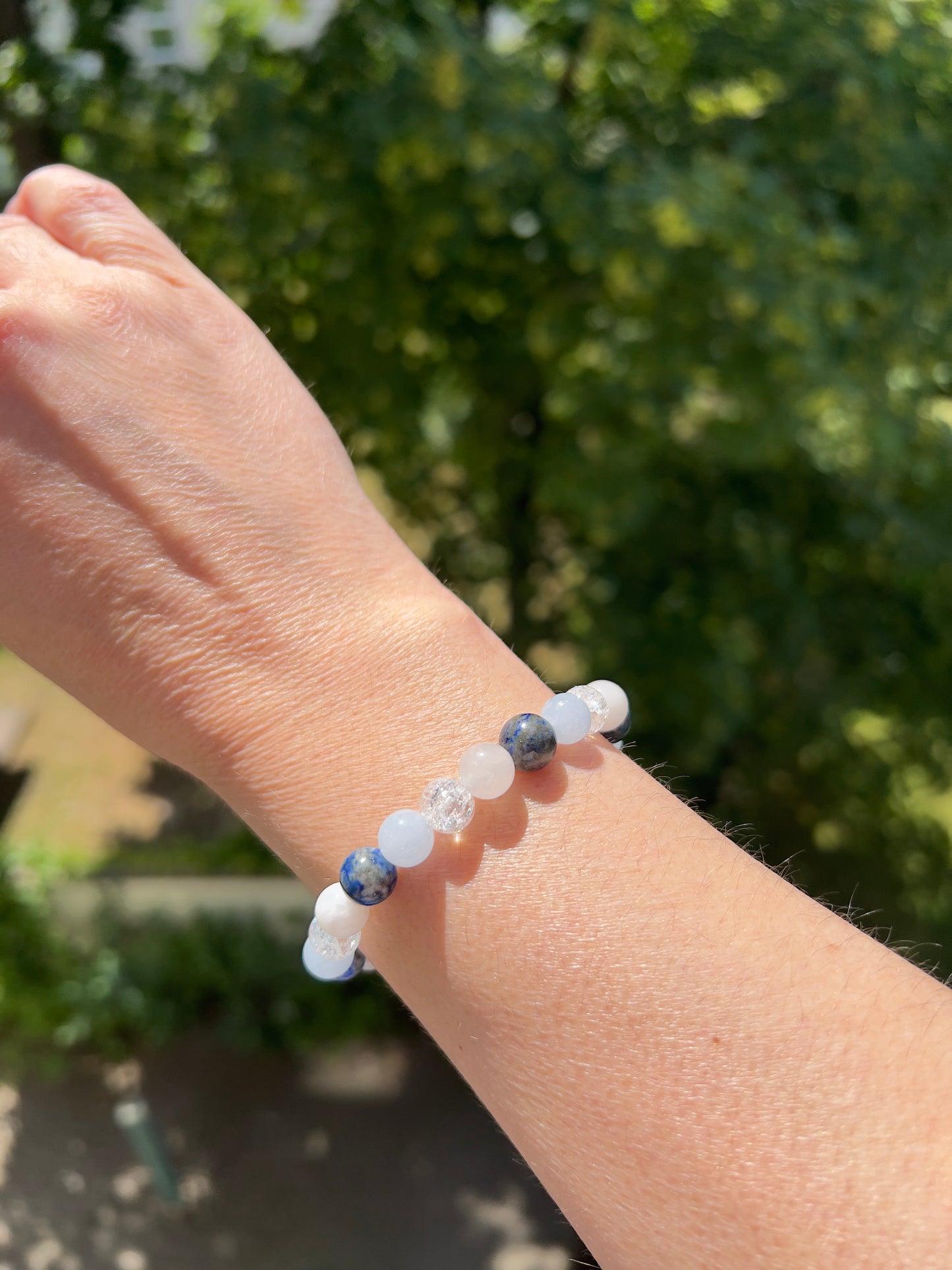 BLUEBERRY SKY – Sommerarmband