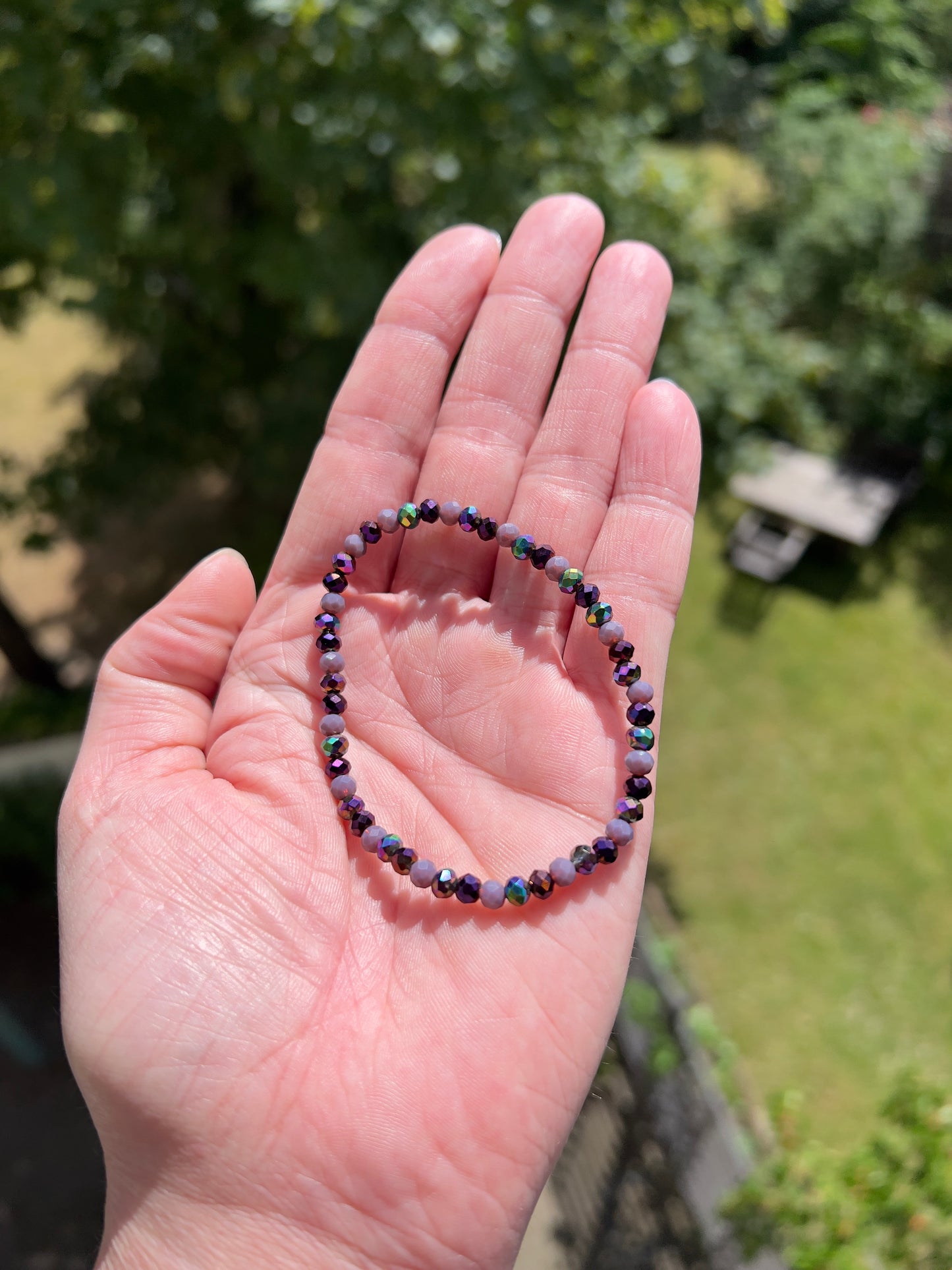 VIOLET GLOW – Kristallarmband