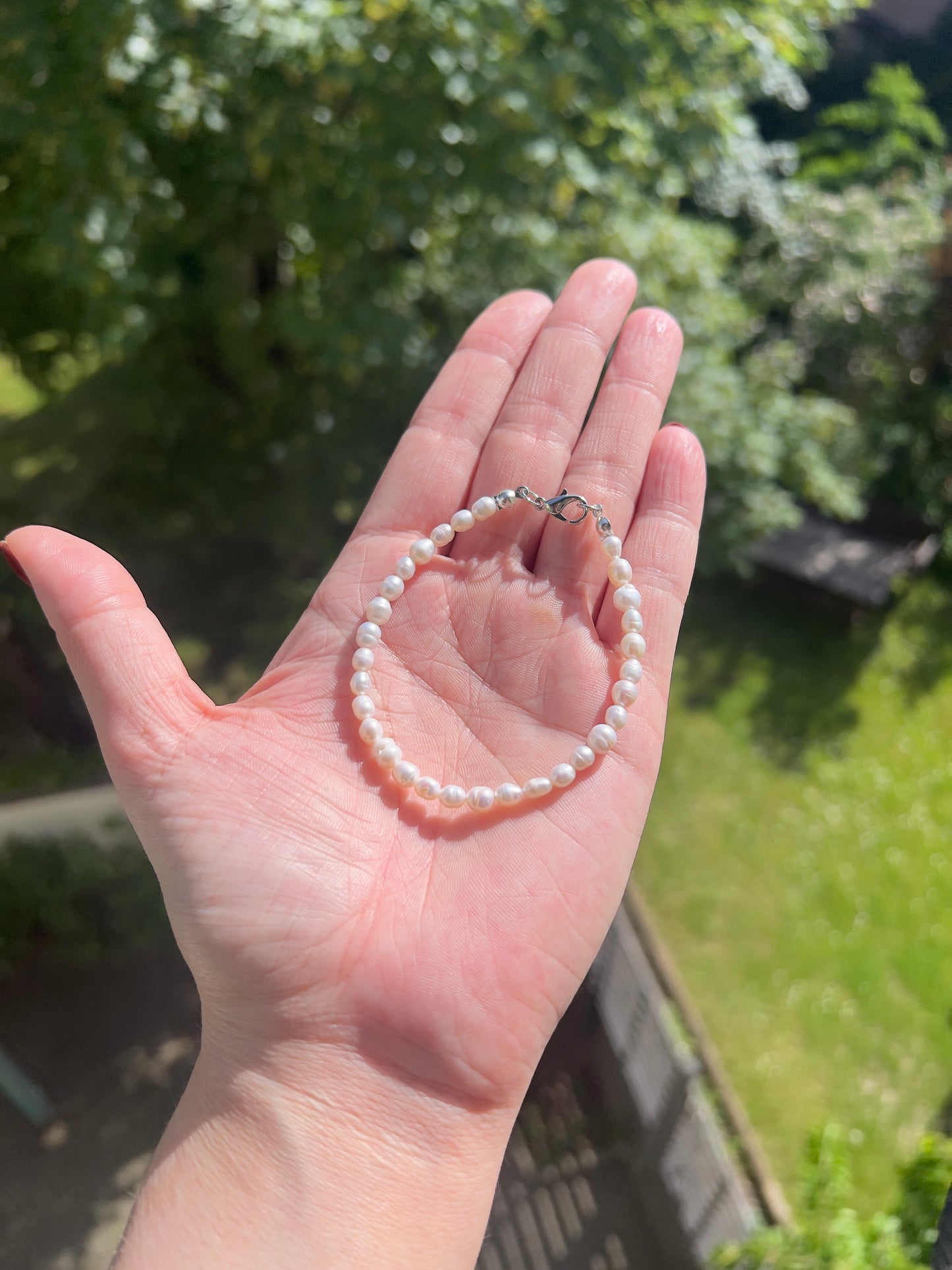 Süßwasserperlenarmband „Pearl Essence“