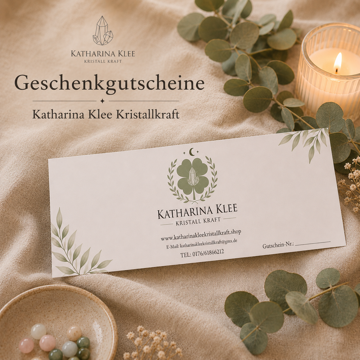 Geschenkgutscheine - Katharina Klee Kristall Kraft