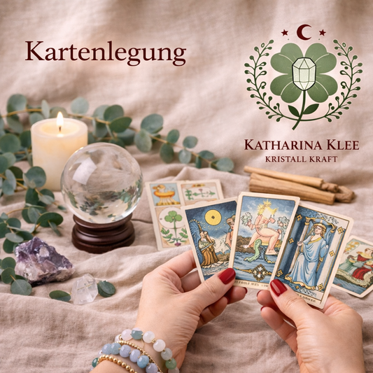 Dein Weg in Klarheit - 3 - Fragen - Kartenlegung inkl. persönlicher Heilstein - Begleitung