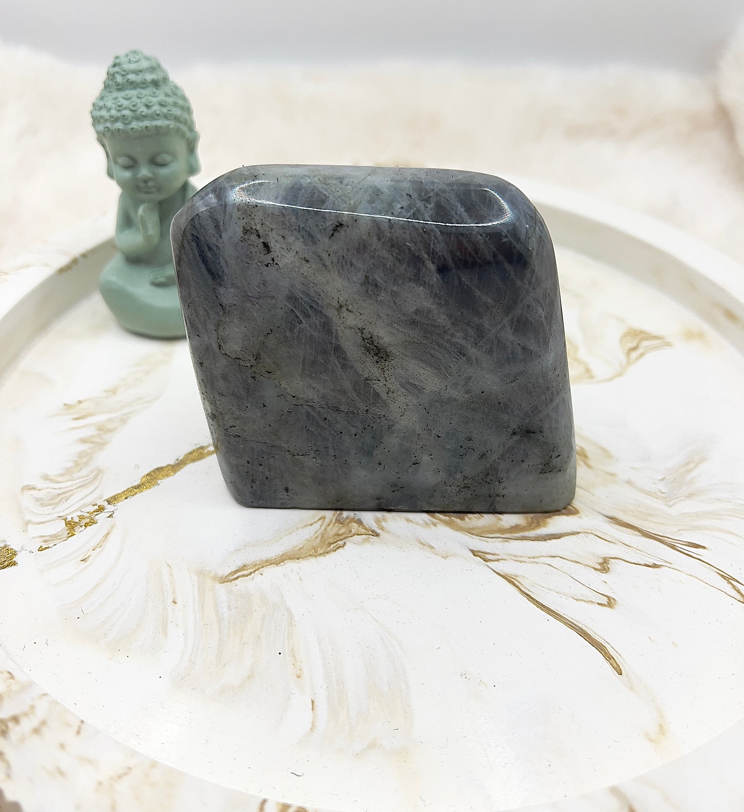 Labradorit Freiform – Lila-Blauer Magic Flash | 430 g