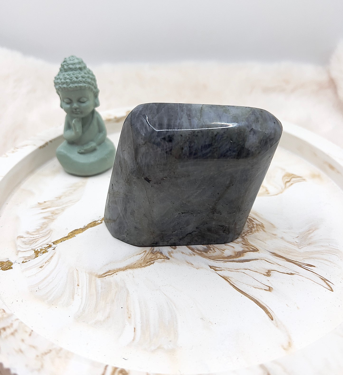 Labradorit Freiform – Lila-Blauer Magic Flash | 430 g