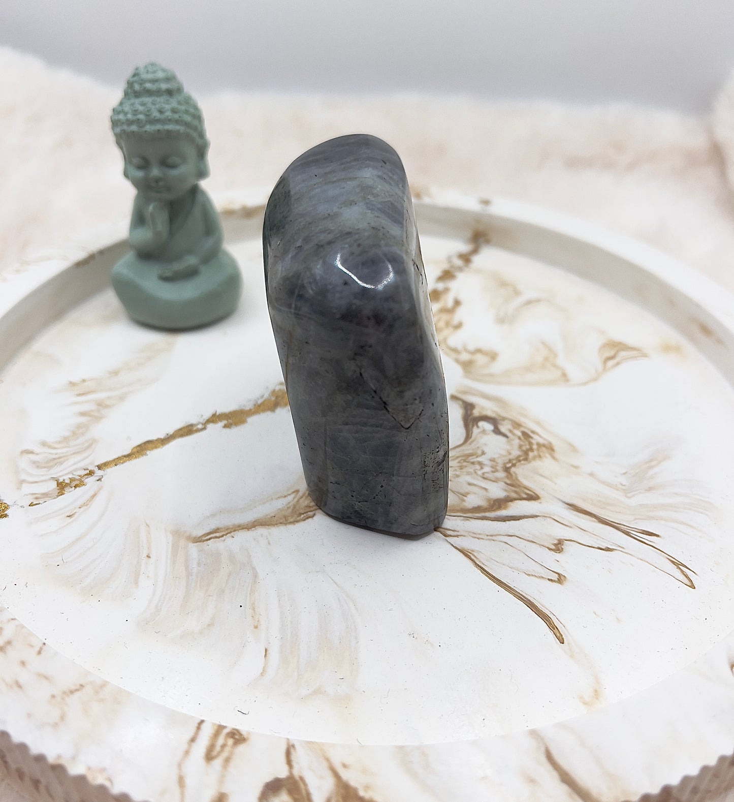 Labradorit Freiform – Lila-Blauer Magic Flash | 430 g