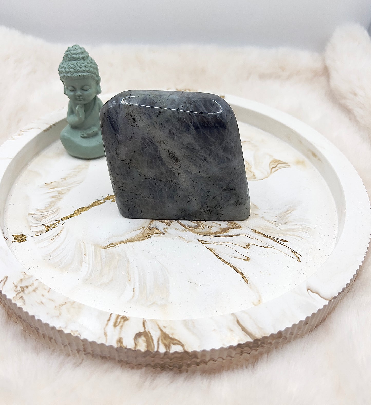 Labradorit Freiform – Lila-Blauer Magic Flash | 430 g