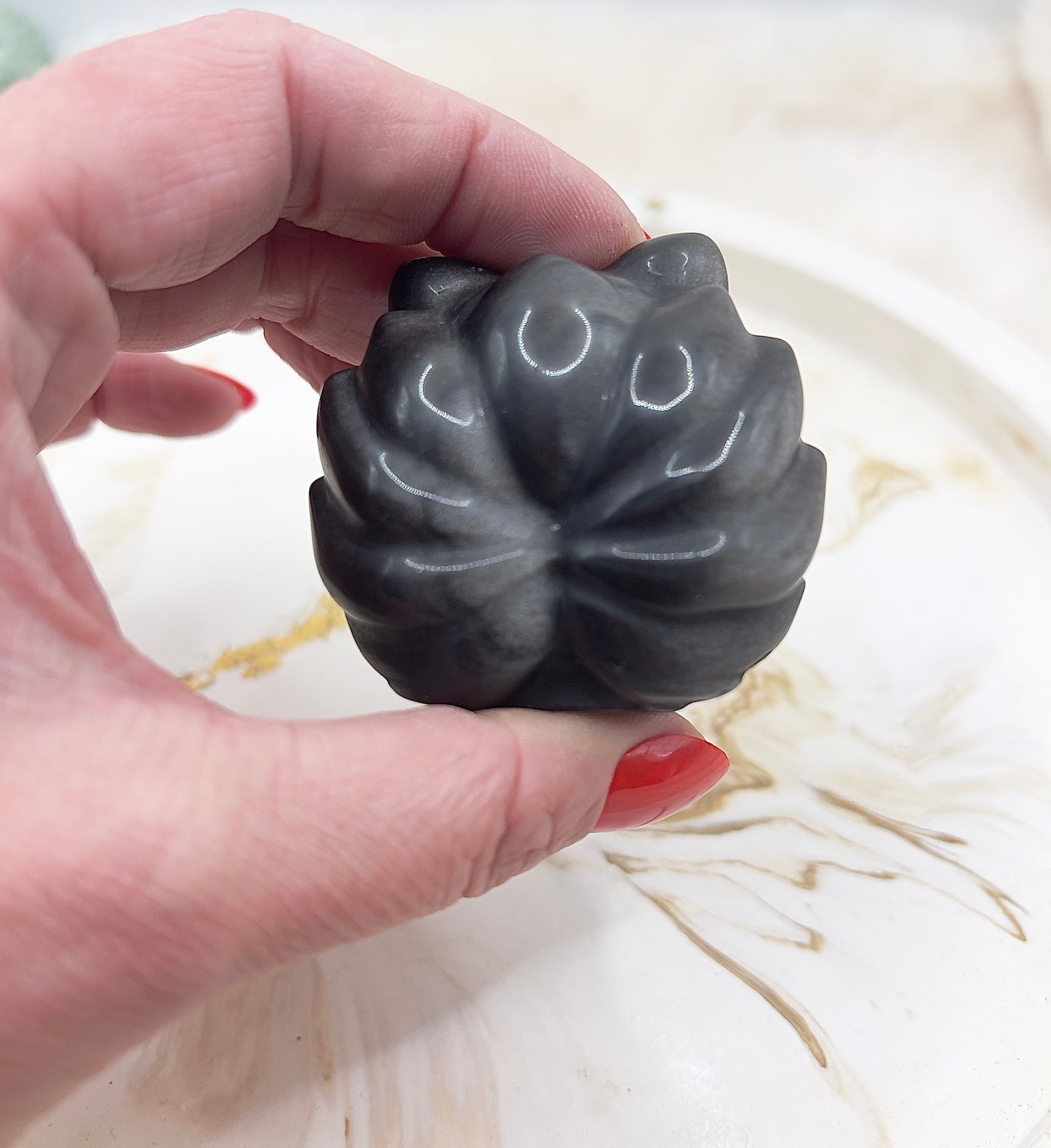 ✨ Obsidian KATZI – High Quality | Silberner Flash | 105 g