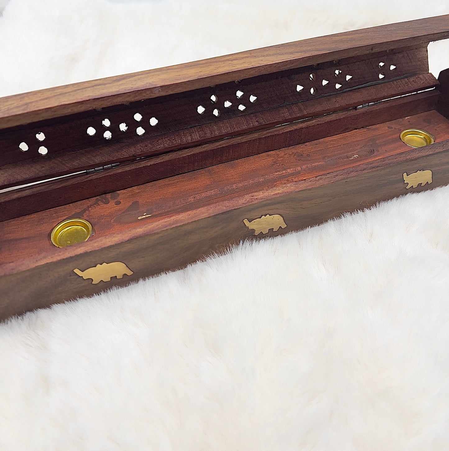 🎄 Adventstürchen 16 – Räucherbox aus Holz mit Lavendel-Räucherstäbchen