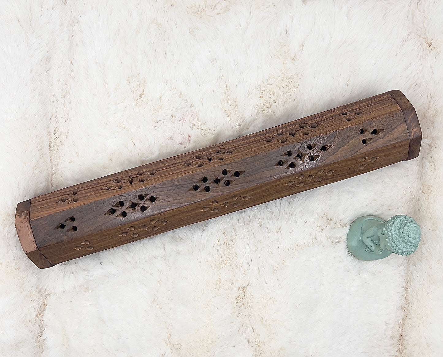 🎄 Adventstürchen 16 – Räucherbox aus Holz mit Lavendel-Räucherstäbchen