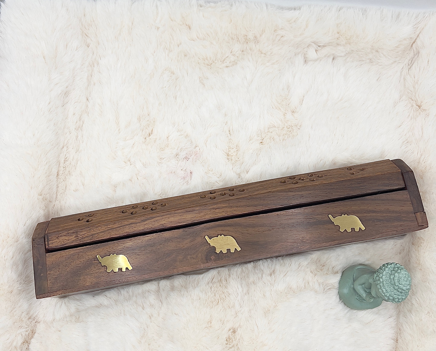 🎄 Adventstürchen 16 – Räucherbox aus Holz mit Lavendel-Räucherstäbchen