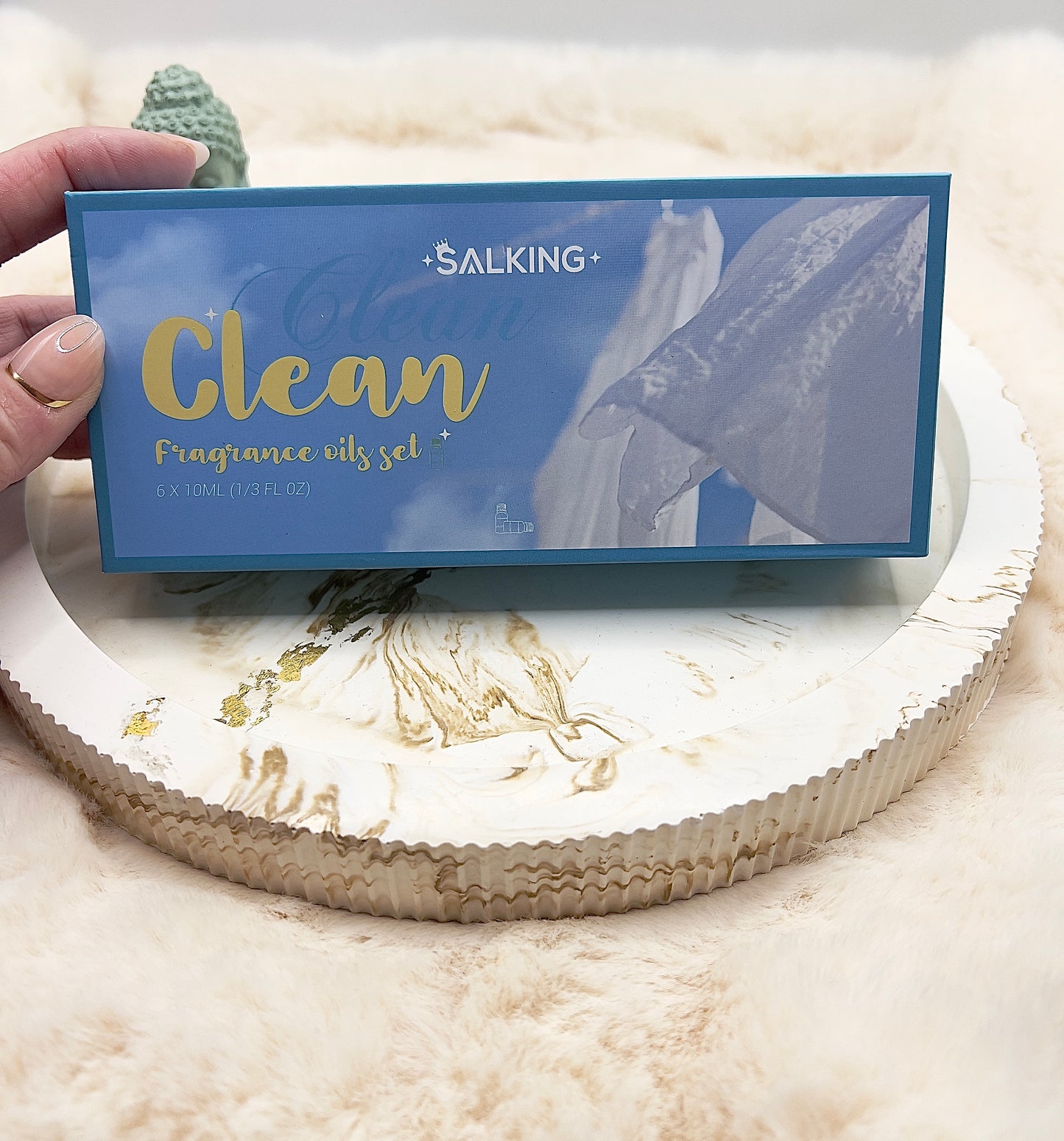 Duftöl-Set „Clean“ von Salking – 6×10 ml Premium Raumdüfte für Diffuser