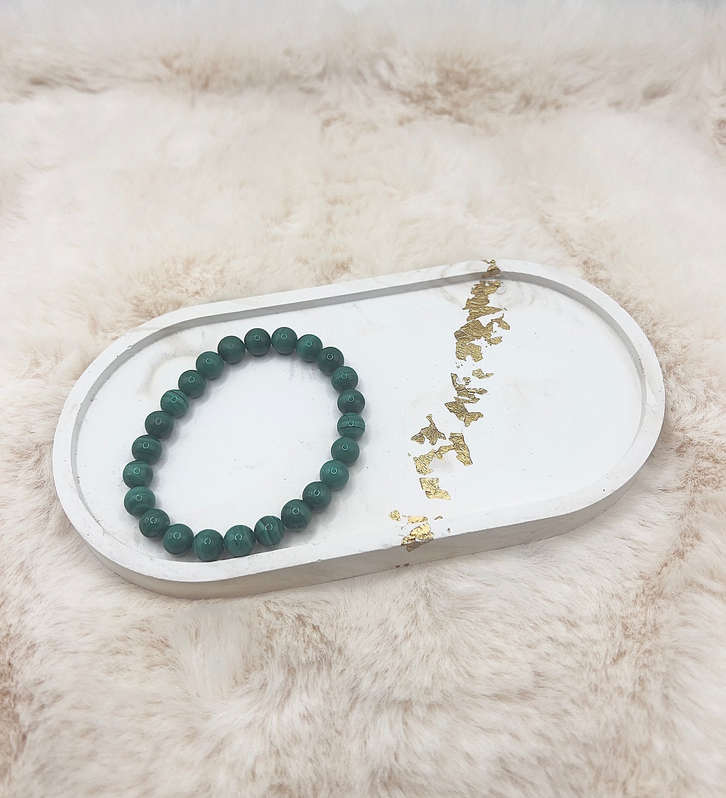 Malachit Armband – Symbol für Transformation & Schutz | kraftvoll & ausdrucksstark / 8mm / AAA Qualität
