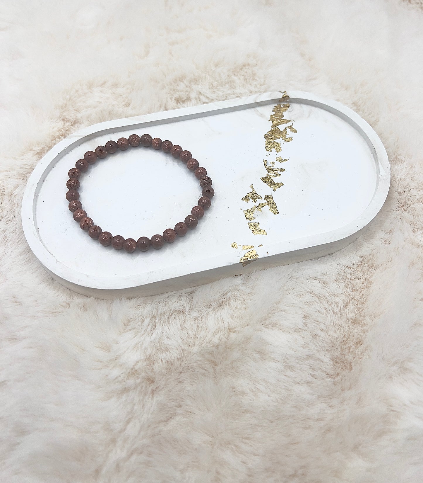Golden Healer Armband – synthetisch | Harmonie & innere Ausrichtung | 6 mm