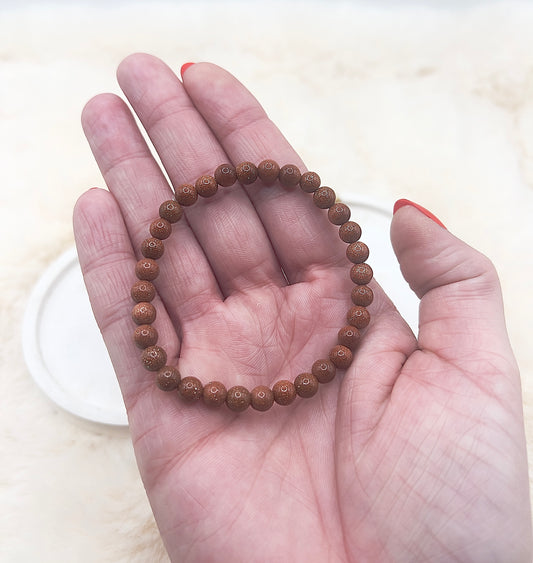 Golden Healer Armband – synthetisch | Harmonie & innere Ausrichtung | 6 mm