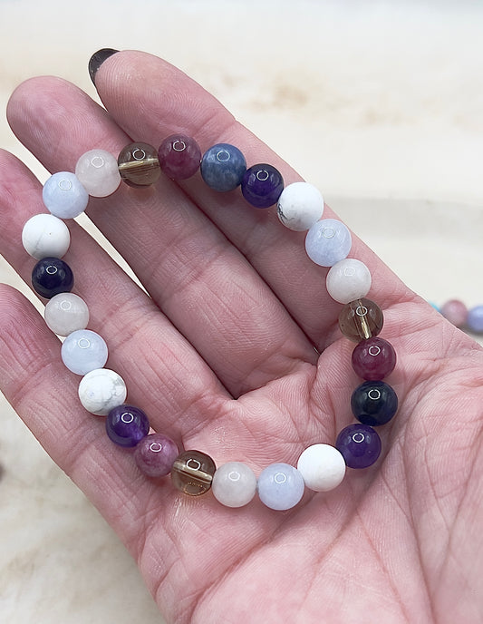 Themenarmband „Innere Ruhe & Gelassenheit“ – Ausgeglichenheit, Sanftheit & Klarheit