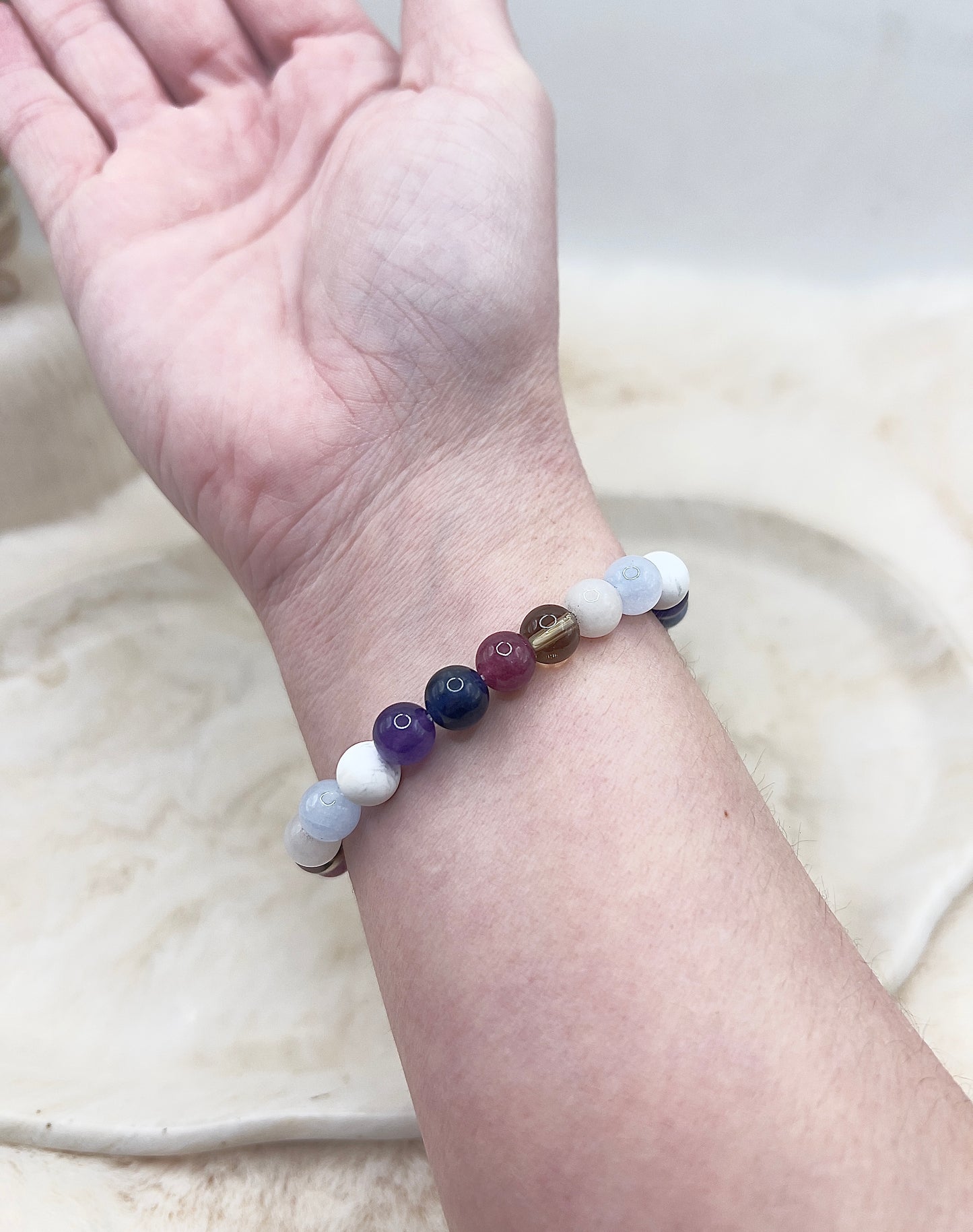 Themenarmband „Innere Ruhe & Gelassenheit“ – Ausgeglichenheit, Sanftheit & Klarheit