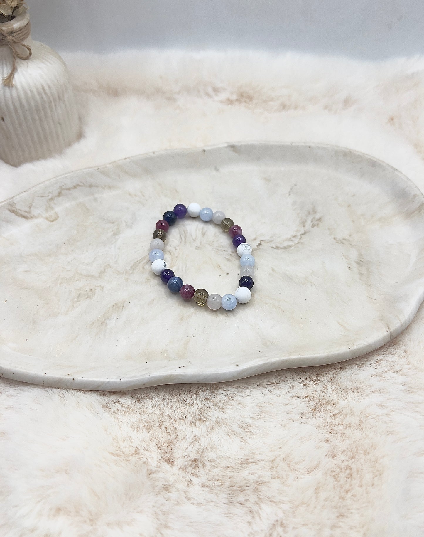 Themenarmband „Innere Ruhe & Gelassenheit“ – Ausgeglichenheit, Sanftheit & Klarheit