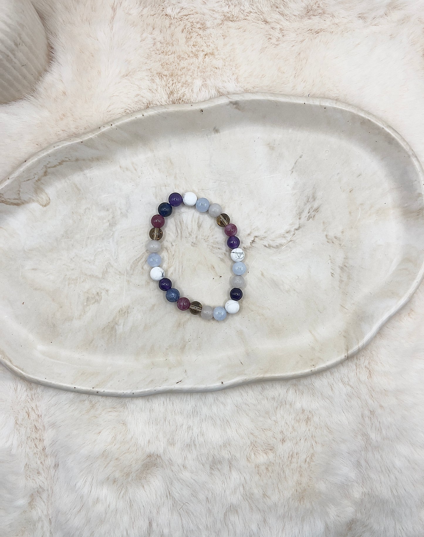 Themenarmband „Innere Ruhe & Gelassenheit“ – Ausgeglichenheit, Sanftheit & Klarheit