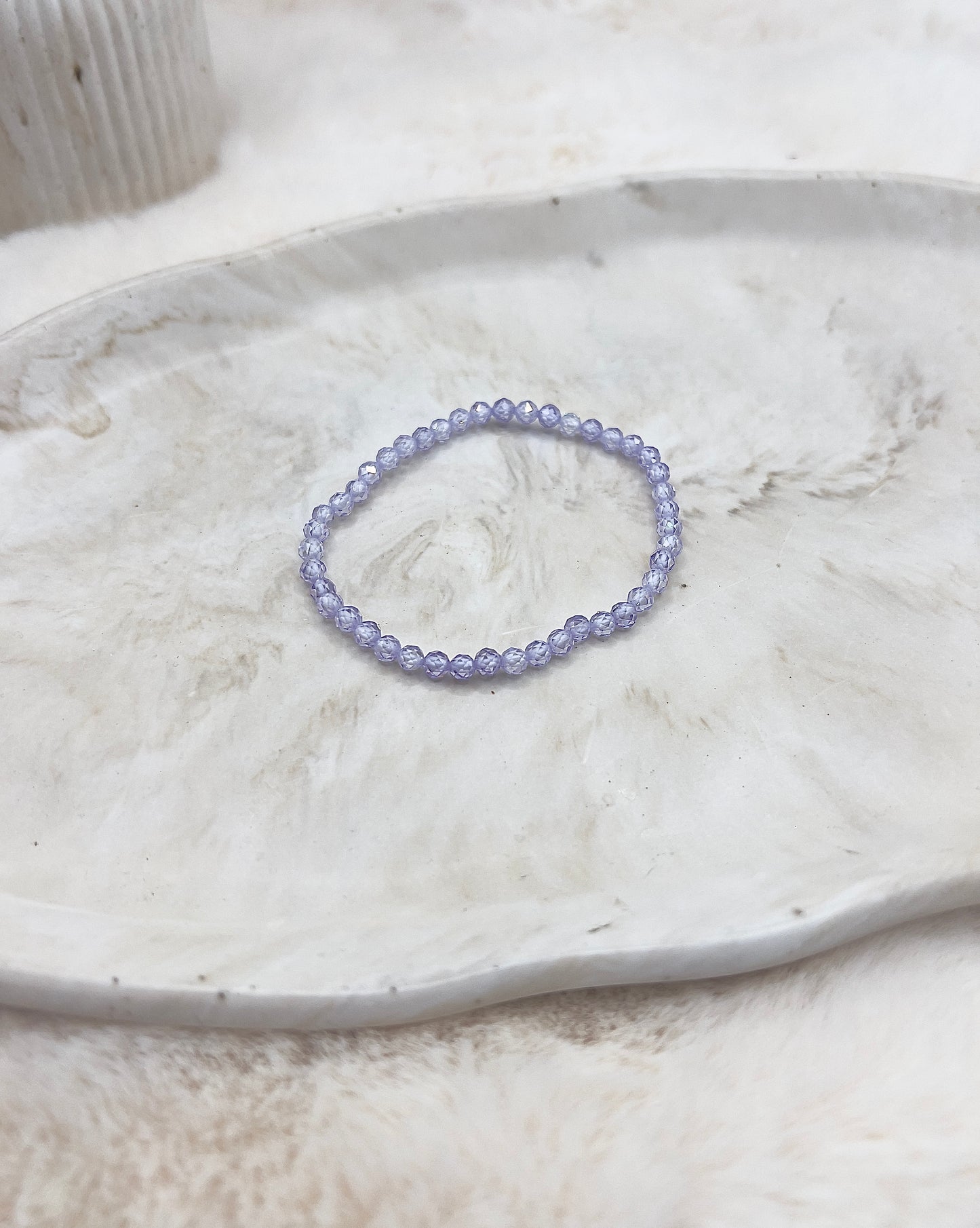 Zirkonia Armband „Pure Glow“ – Weiß, Lavendel & Rosé | 925 Silber (einzeln oder im Set)