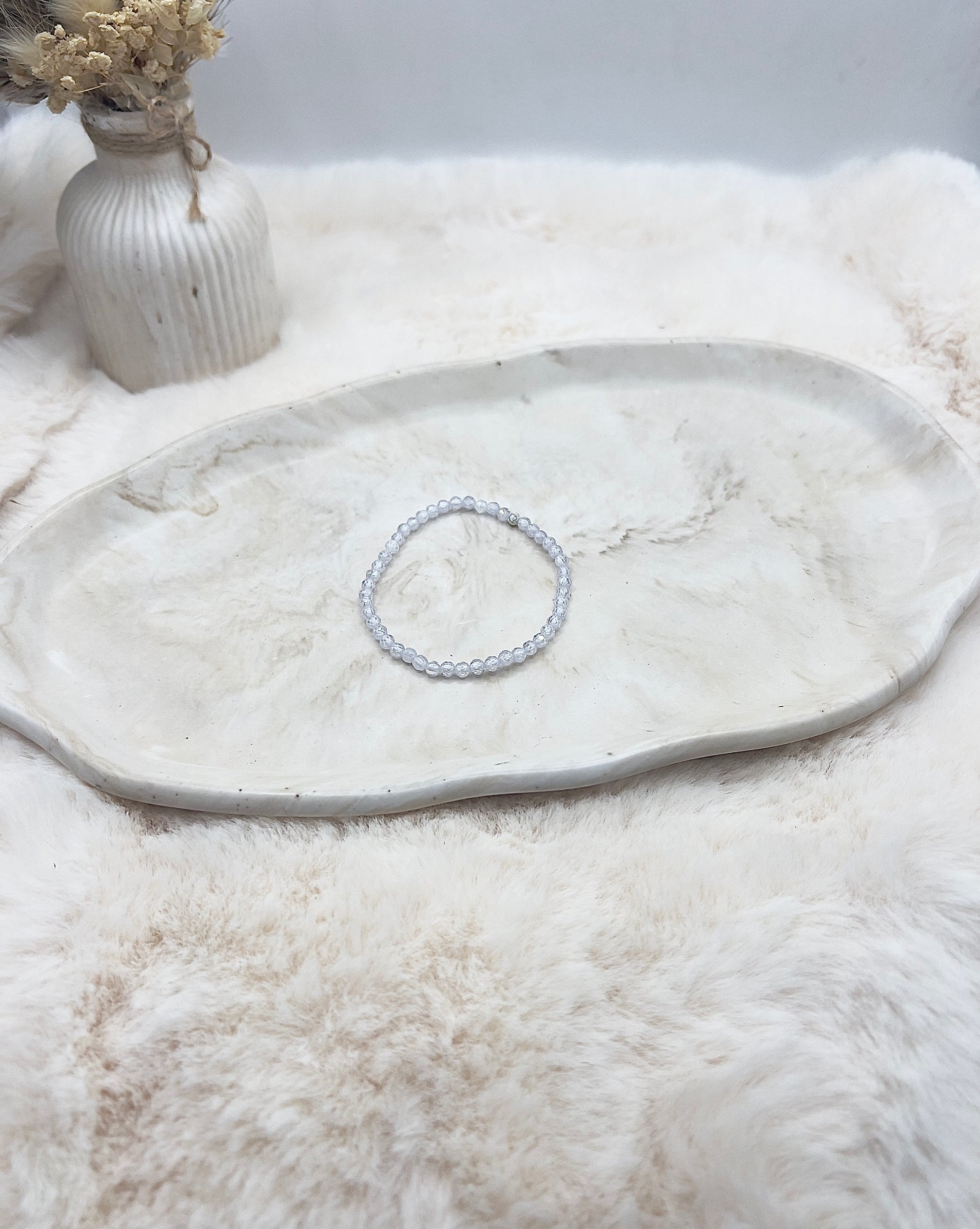 Zirkonia Armband „Pure Glow“ – Weiß, Lavendel & Rosé | 925 Silber (einzeln oder im Set)