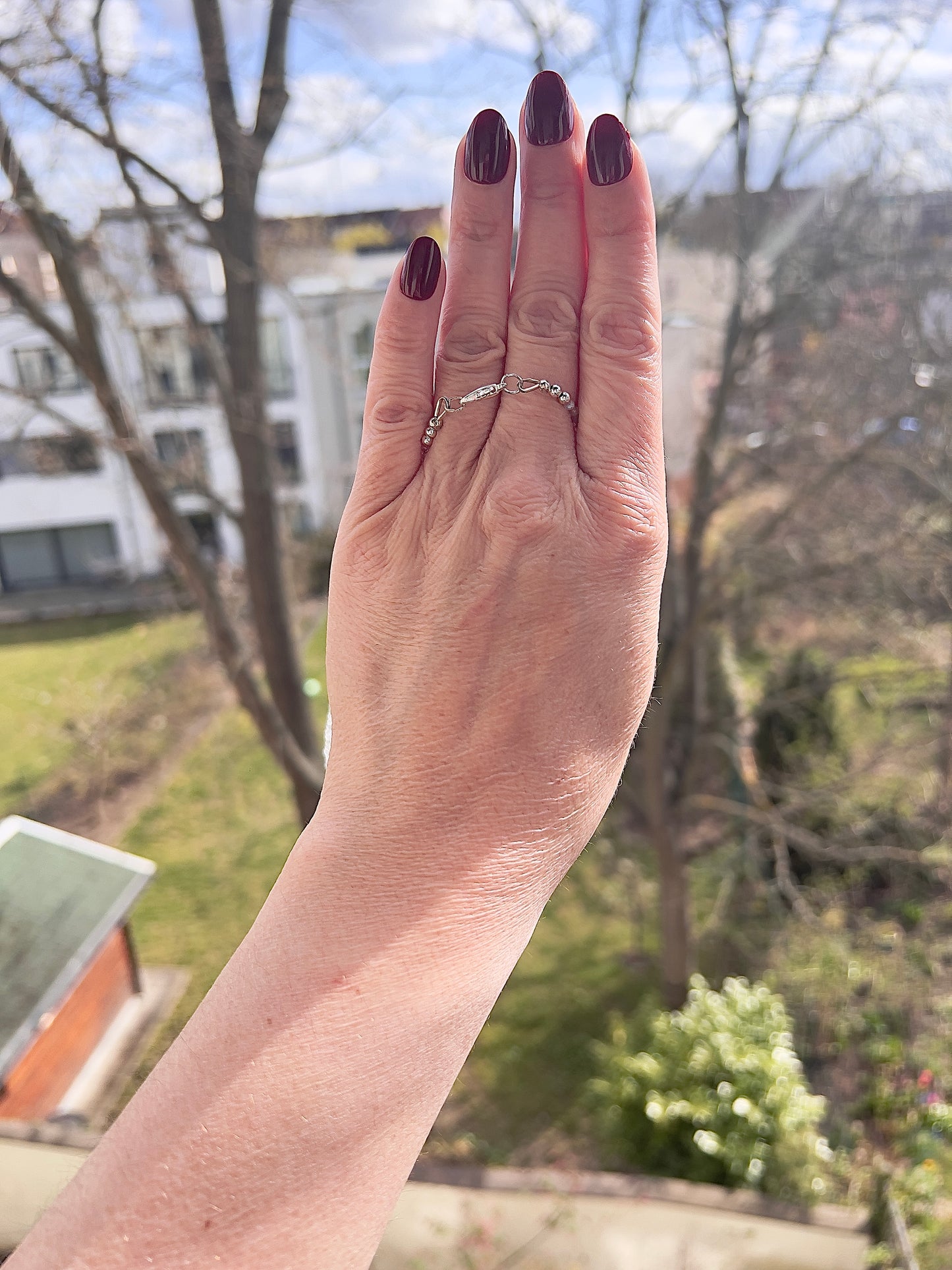 Facettierte Labradorit Kette 2 mm – zart & elegant mit 925 Silber