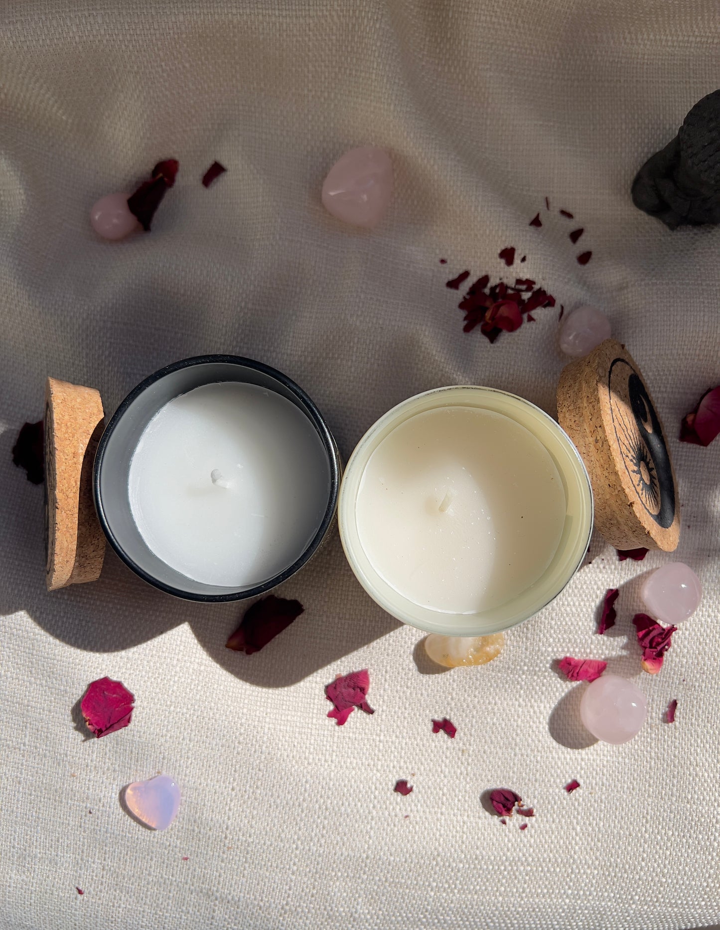 Yin & Yang Duftkerzen-Set – Black Oud & Coconut
