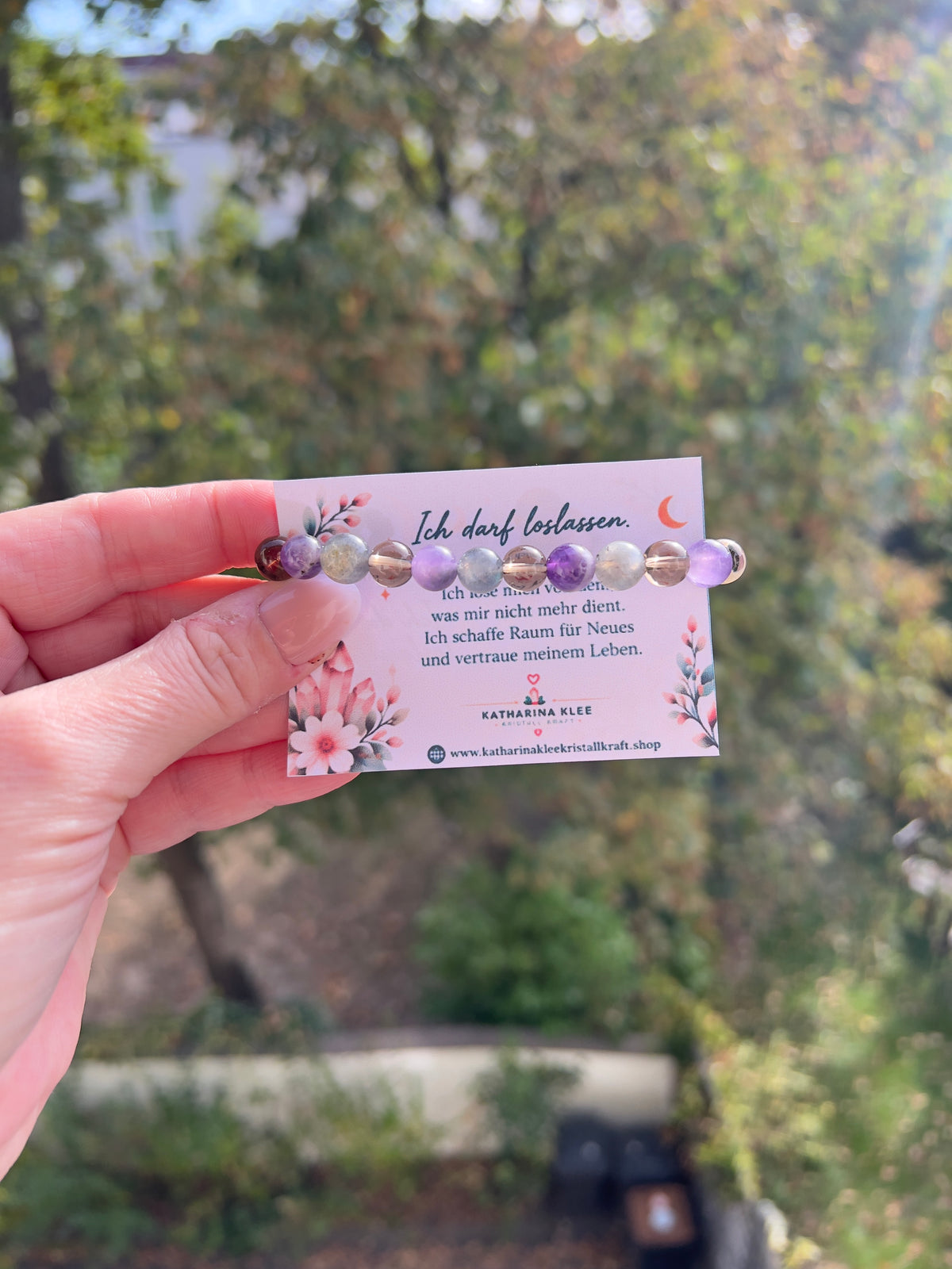 Themenarmband „Ich darf loslassen“ | Für mehr Leichtigkeit in meinem Leben ♡