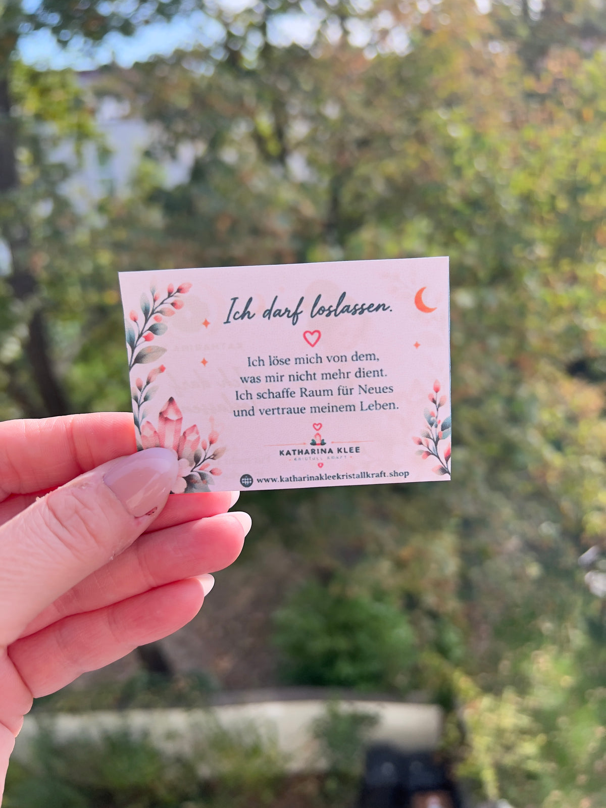 Themenarmband „Ich darf loslassen“ | Für mehr Leichtigkeit in meinem Leben ♡