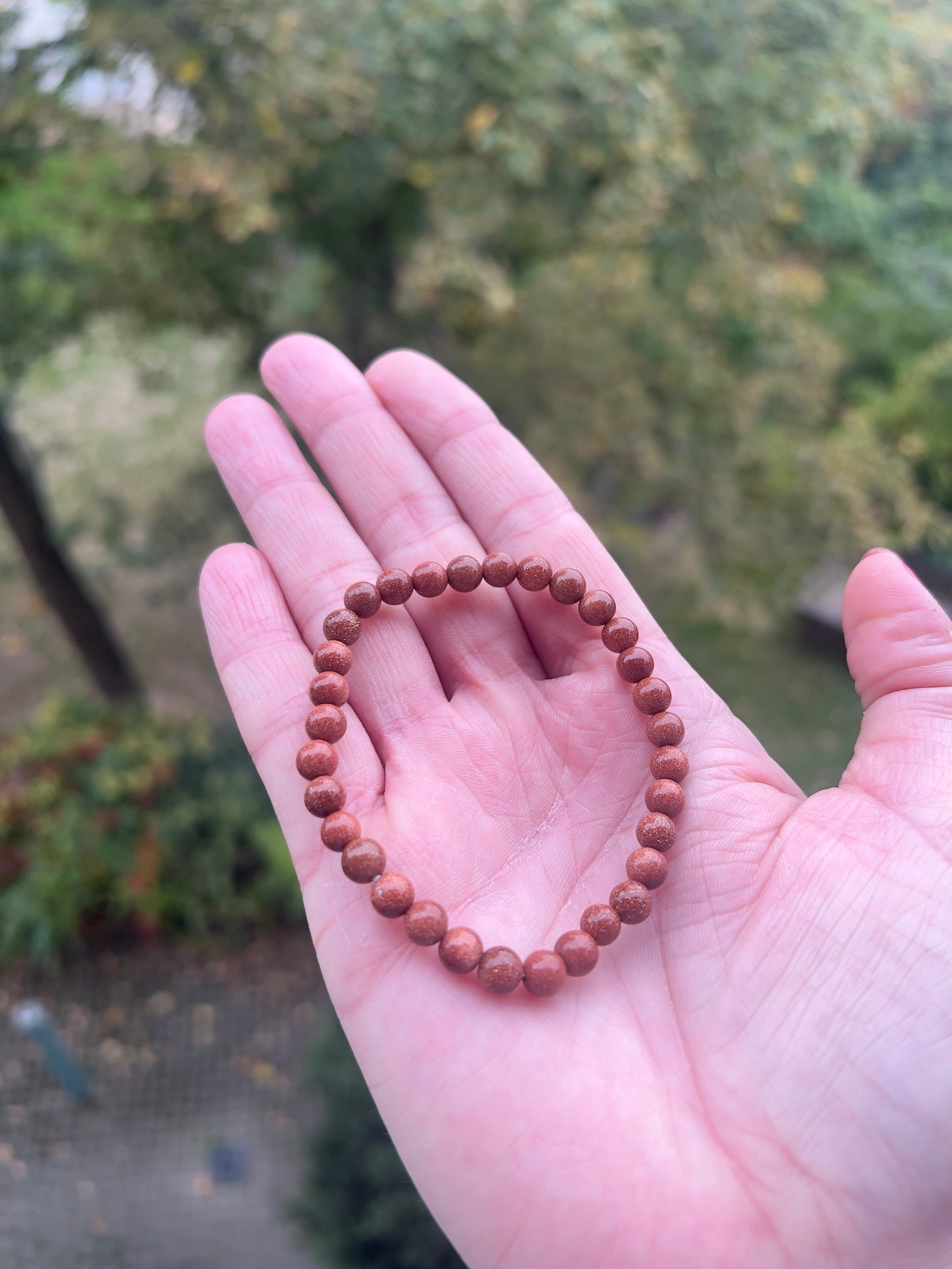 🌞 Goldlicht – Armband aus Golden Healer (synthetisch, 6 mm)