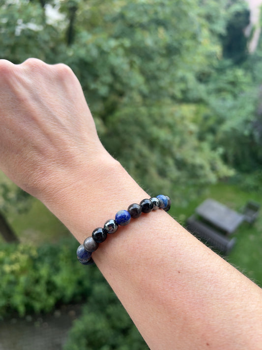 Themenarmband Stärke & Abgrenzung - Klarheit, Schutz & innere Kraft