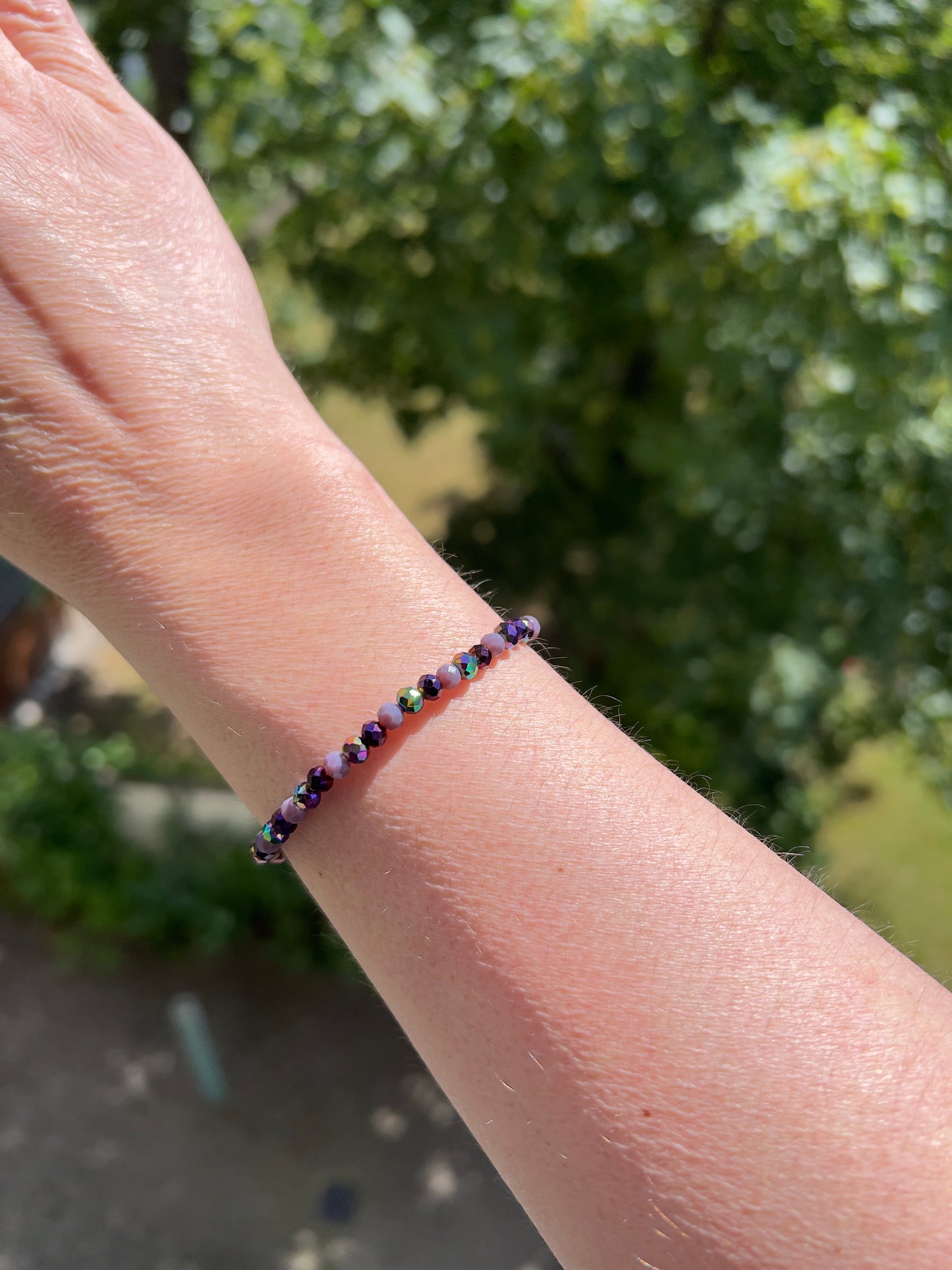 VIOLET GLOW – Kristallarmband