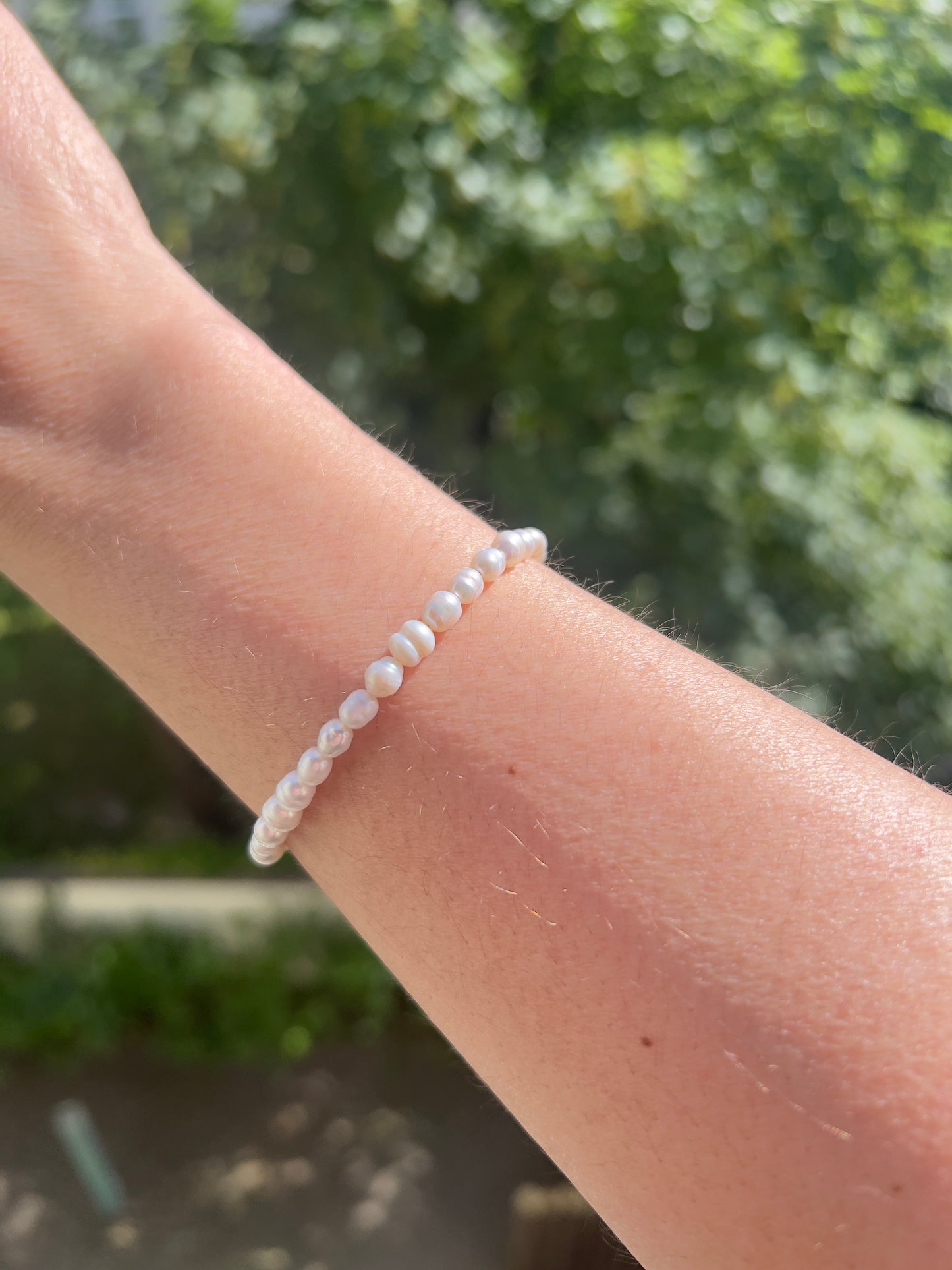 Süßwasserperlenarmband „Pearl Essence“