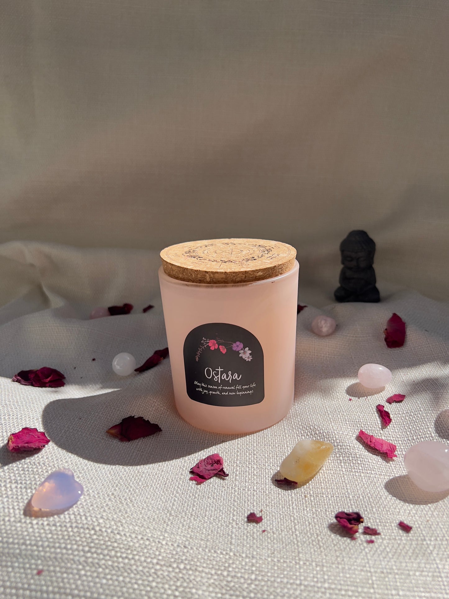 Ostara Jahreskreis-Kerze – Frische Wäsche