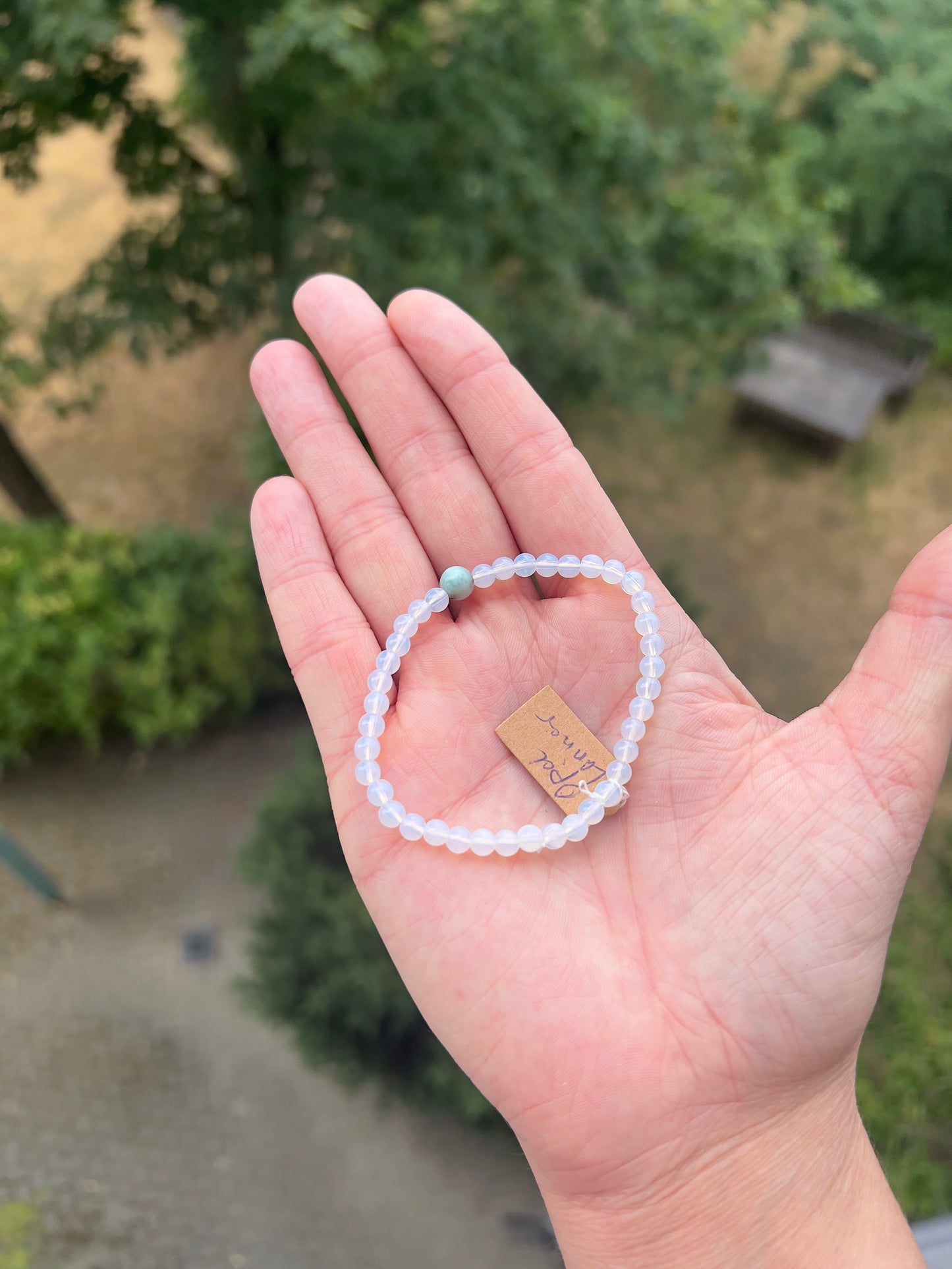 Seelenruhe & Licht - Opalit & Larimar Armband