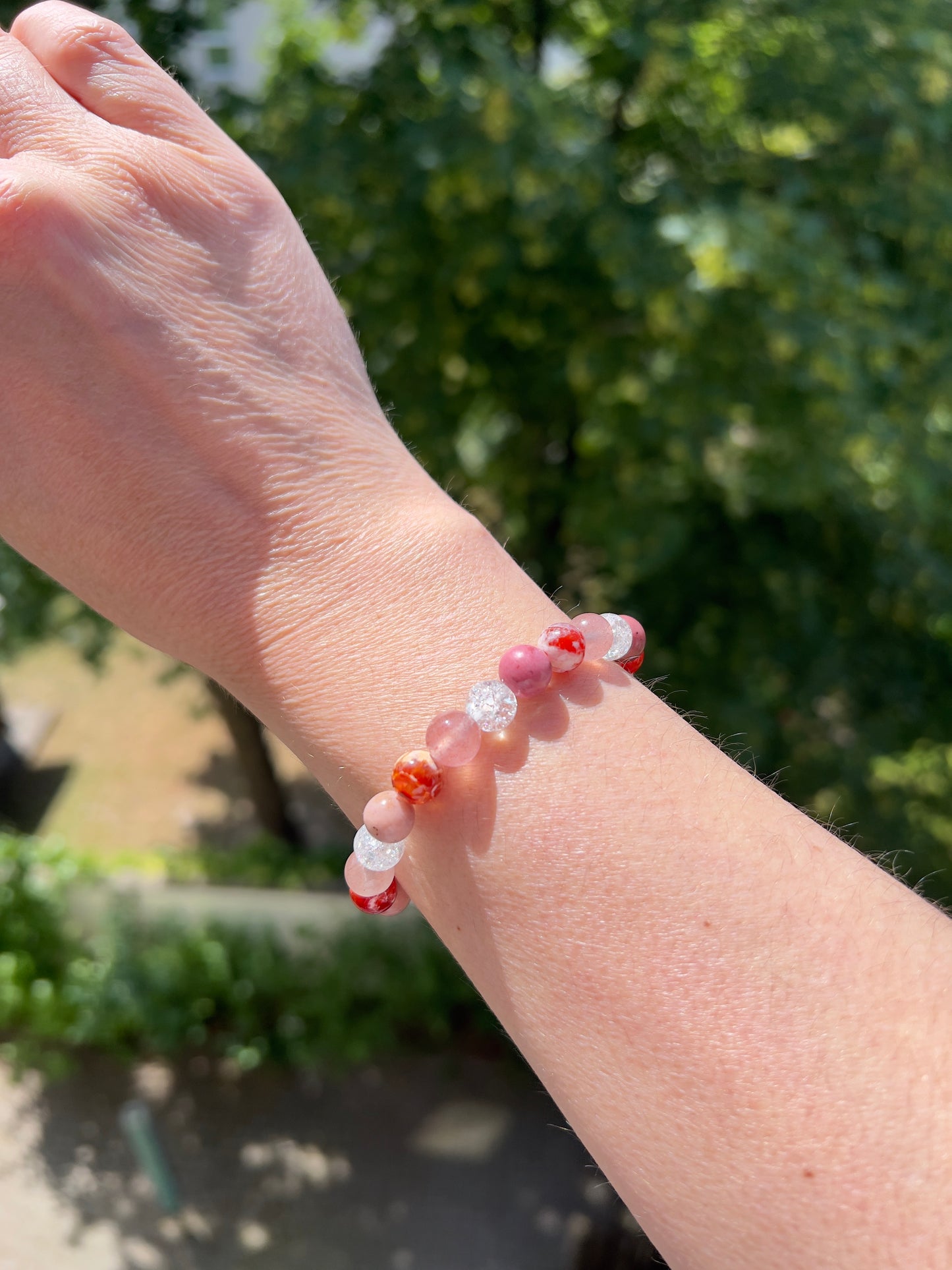STRAWBERRY KISS – Sommerarmband