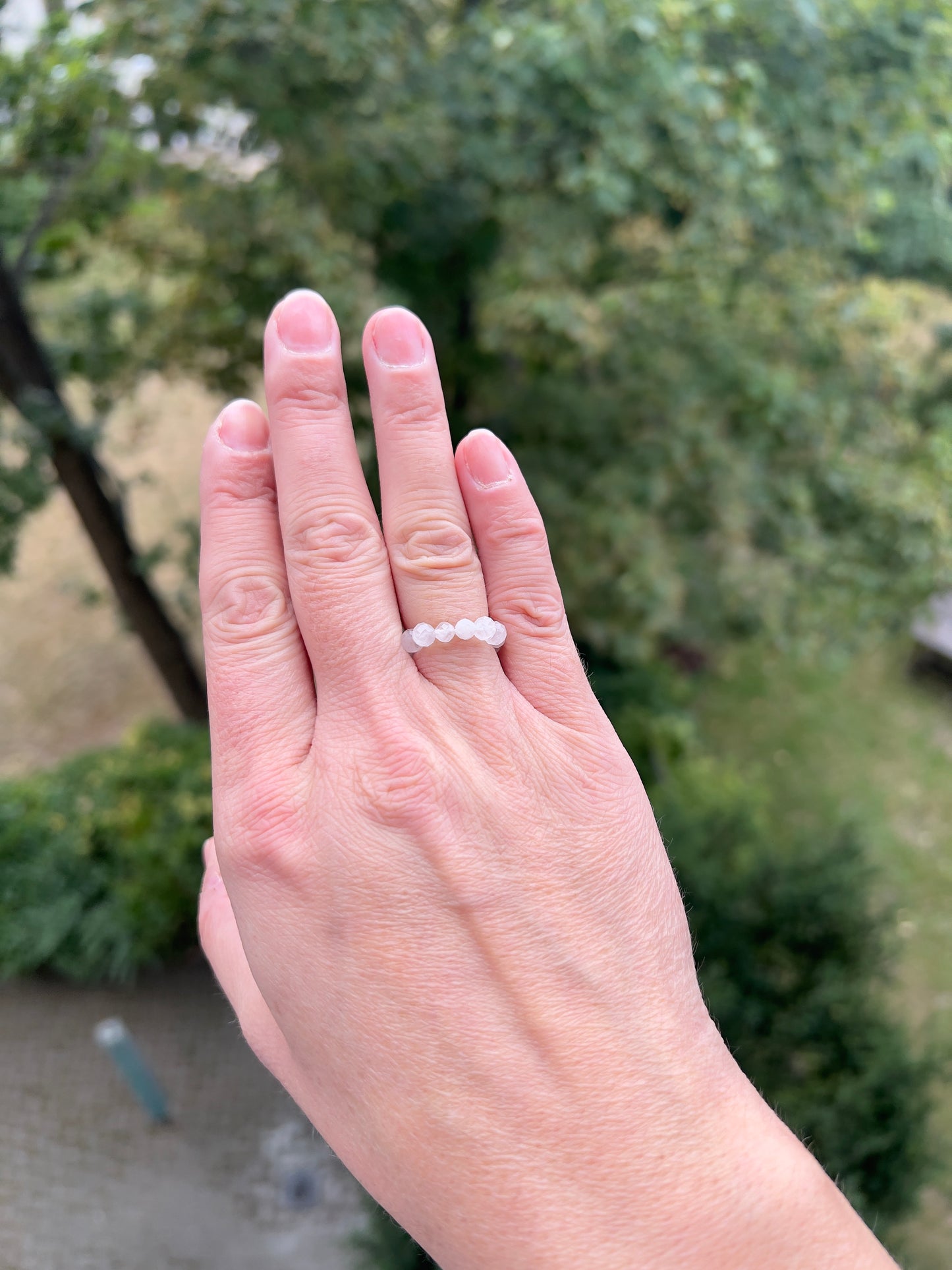 Liebe & Harmonie – Ring mit Rosenquarz