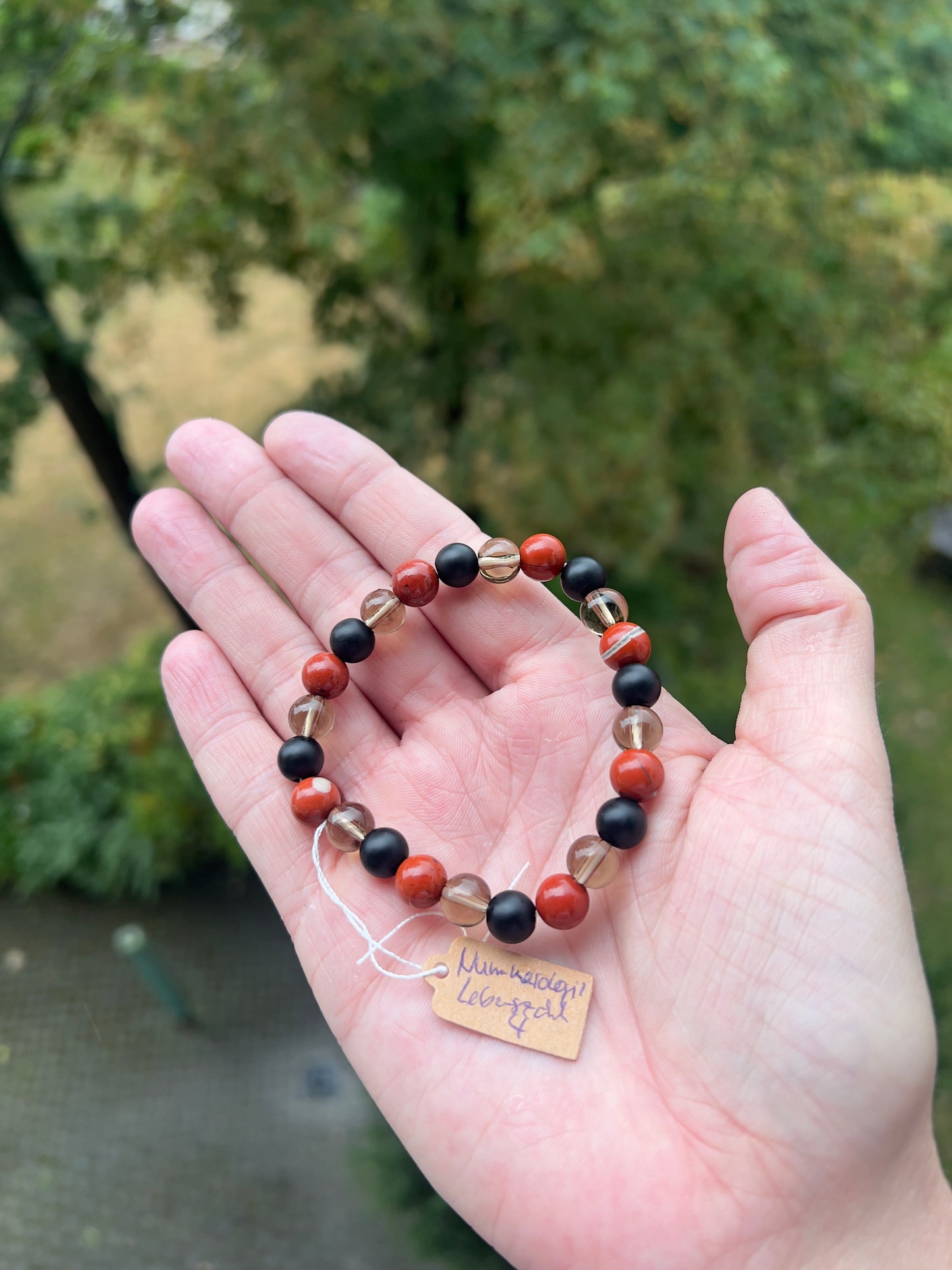 Numerologie-Armband Lebenszahl 4 – Stabilität & innere Stärke