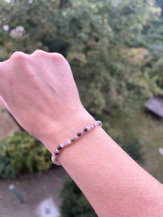 Bunter Turmalin-Armband 4 mm facettiert | Schutz, Energie & Lebensfreude