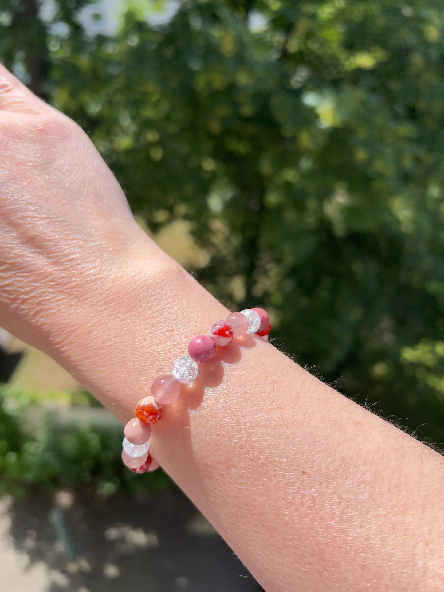 STRAWBERRY KISS – Sommerarmband