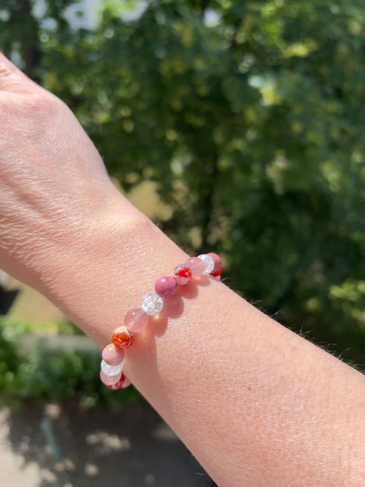STRAWBERRY KISS – Sommerarmband