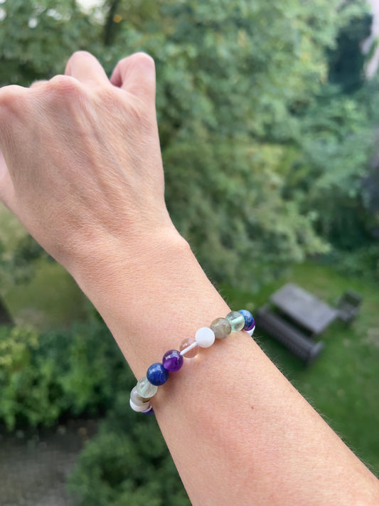 Themenarmband Intuition & Drittes Auge - Klarheit, Verbindung & inneres Wissen