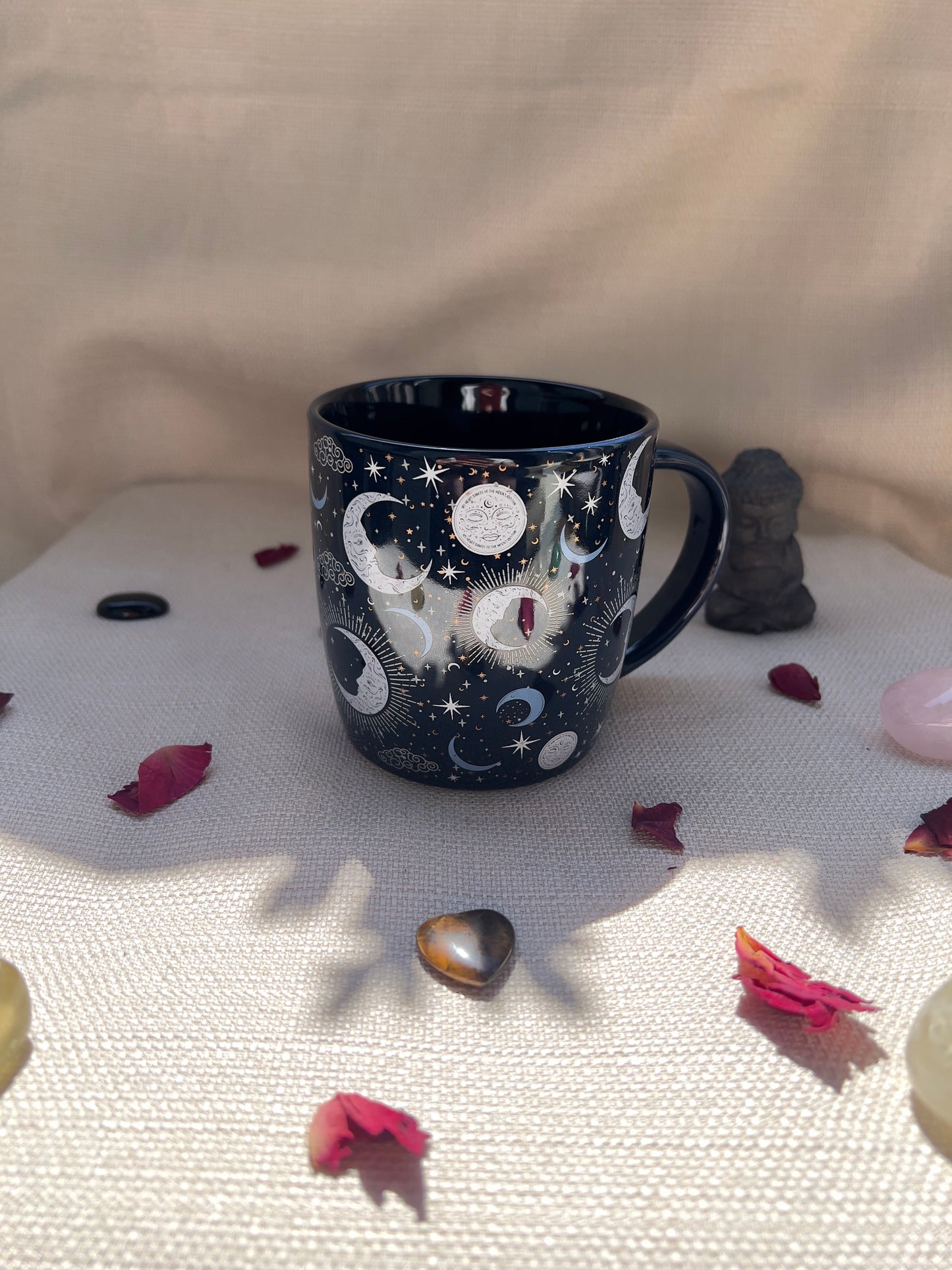 Blue Moon Tasse – Keramiktasse mit Mondmotiv | 500 ml