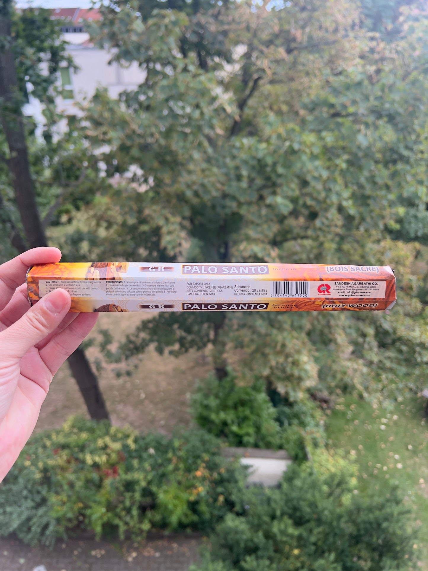 Palo Santo Räucherstäbchen – 20 Sticks für Reinigung & positive Energie