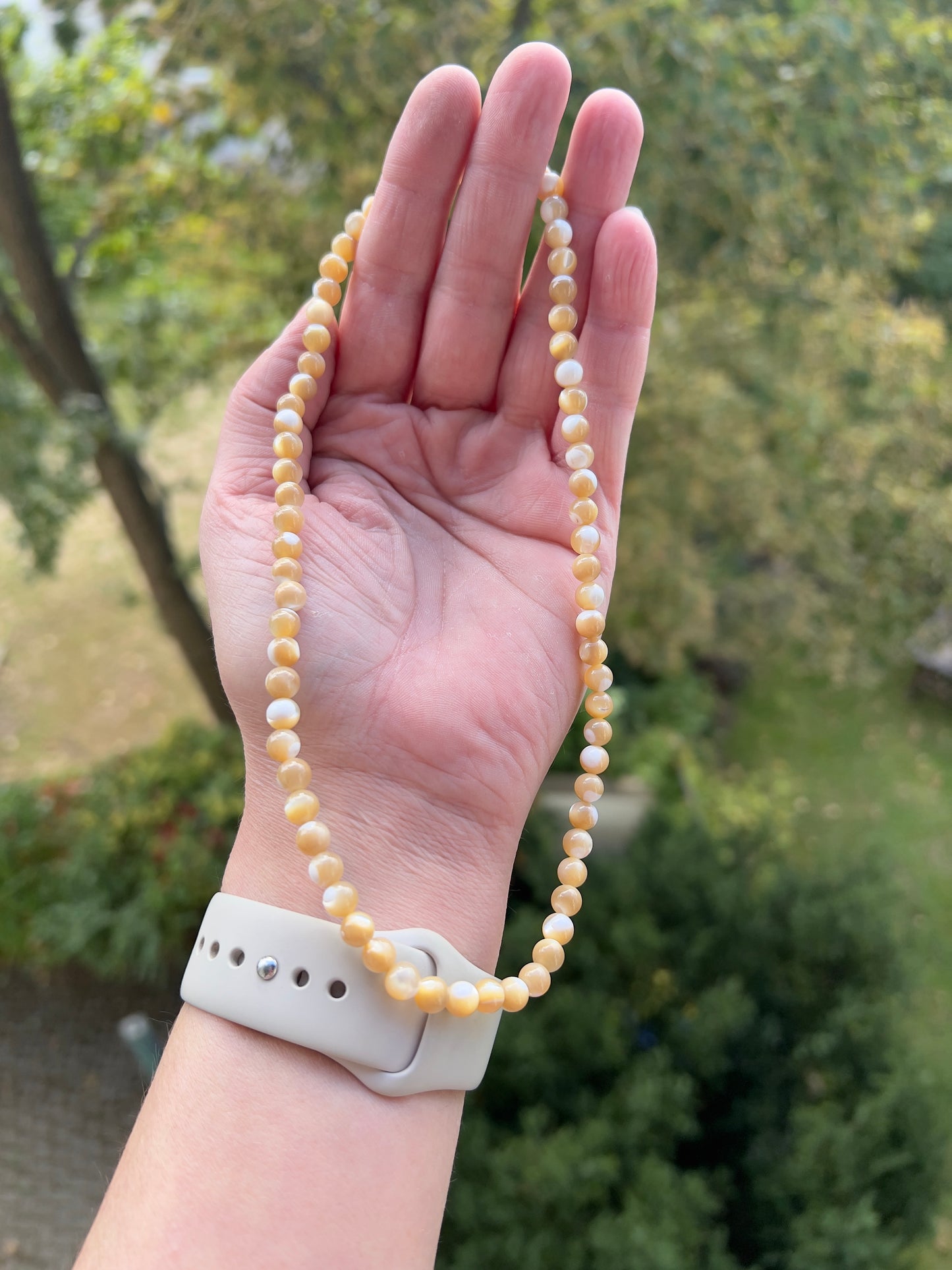 Margarita - Mondstein 6mm - Kette - Intuition, Weiblichkeit & spirituelle Kraft