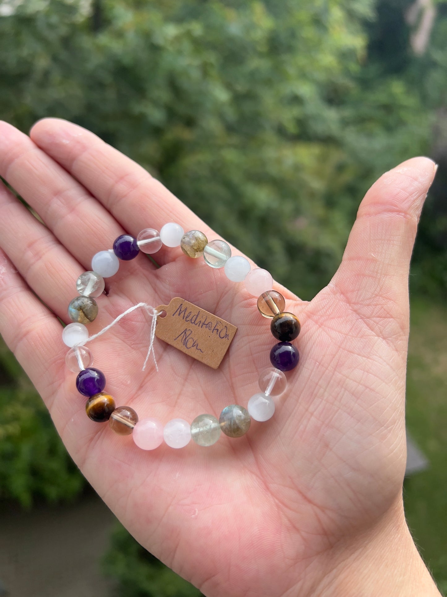 Themenarmband Meditation - Klarheit, Tiefe & Innere Stille
