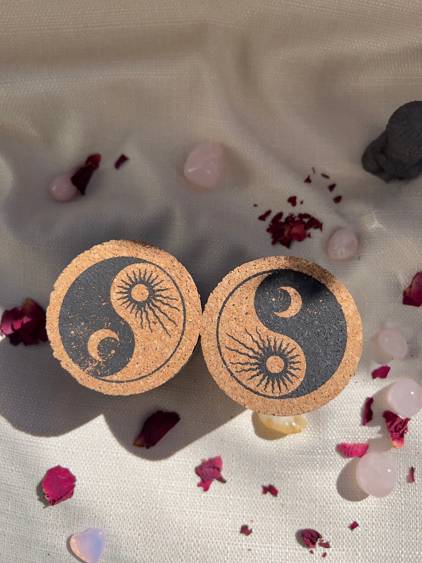 Yin & Yang Duftkerzen-Set – Black Oud & Coconut